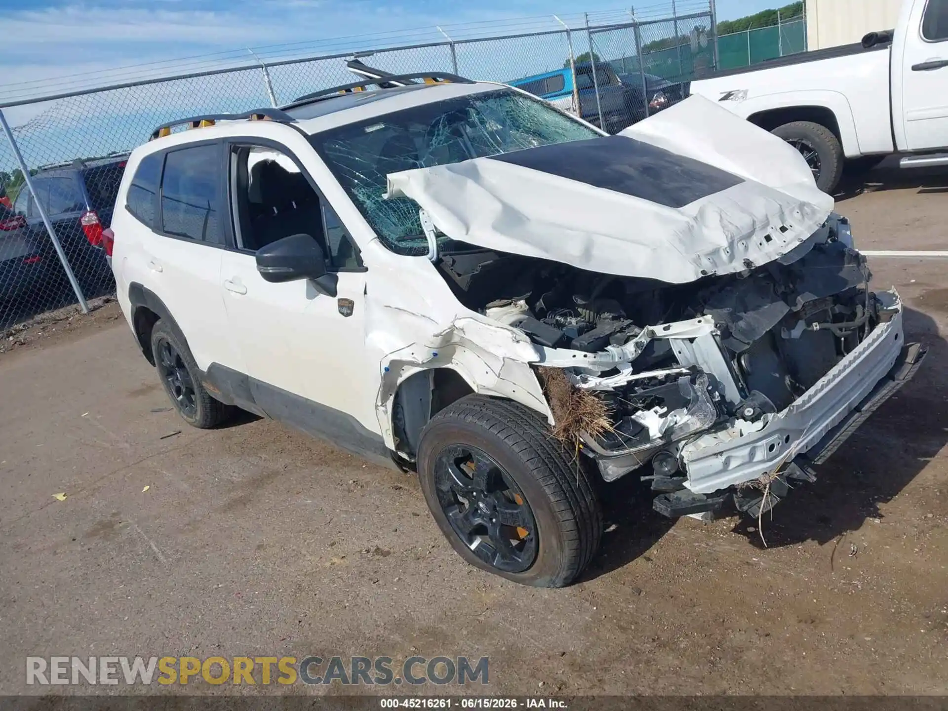 1 Photograph of a damaged car JF2SKAMC8PH428067 SUBARU FORESTER 2023