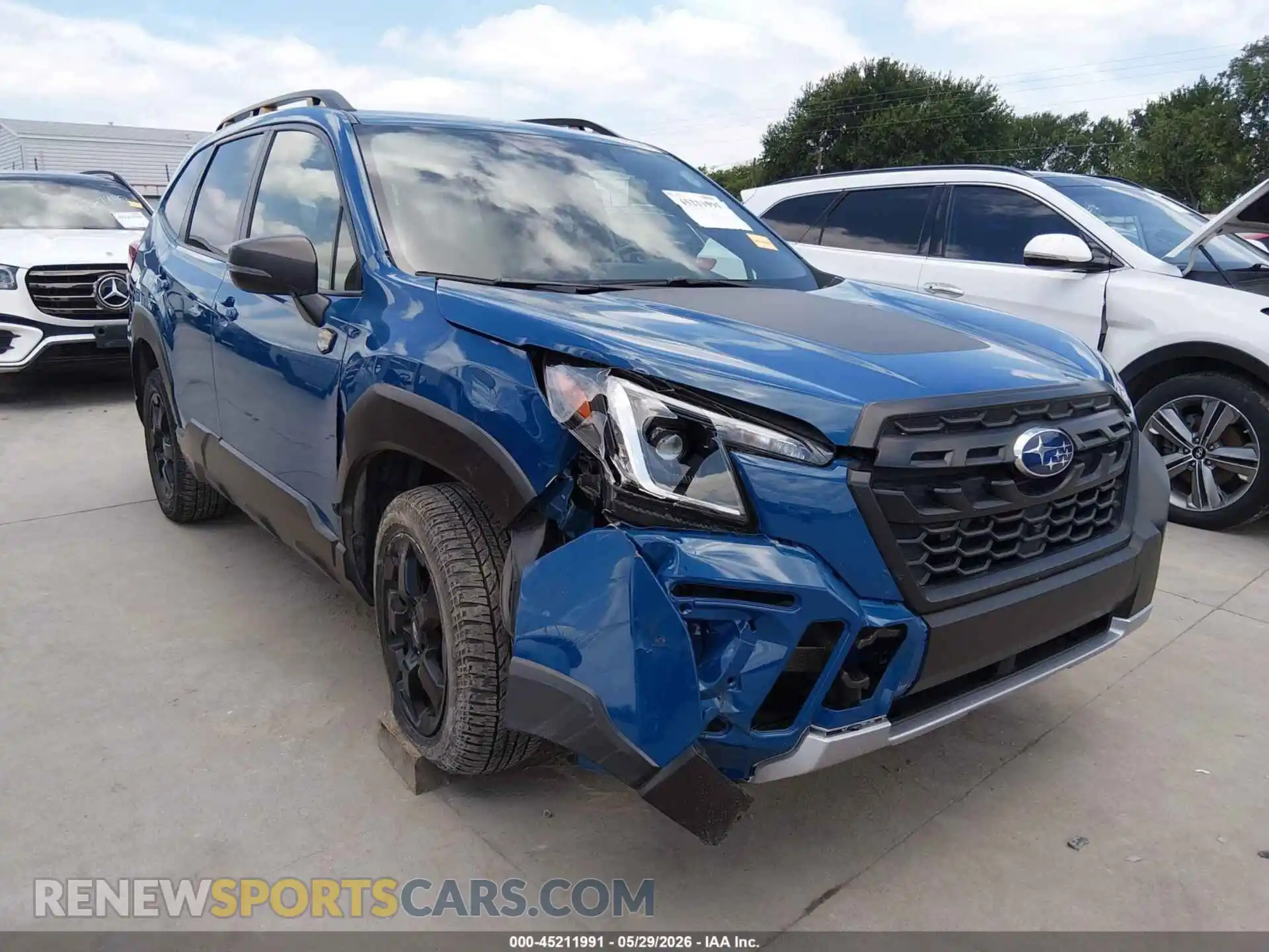 1 Photograph of a damaged car JF2SKAMC8PH497163 SUBARU FORESTER 2023