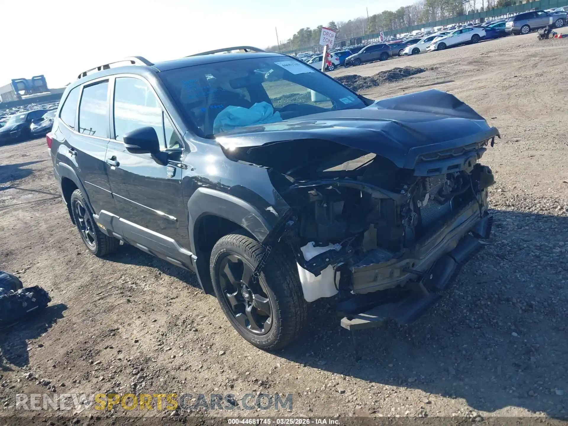 1 Photograph of a damaged car JF2SKAMCXPH419872 SUBARU FORESTER 2023