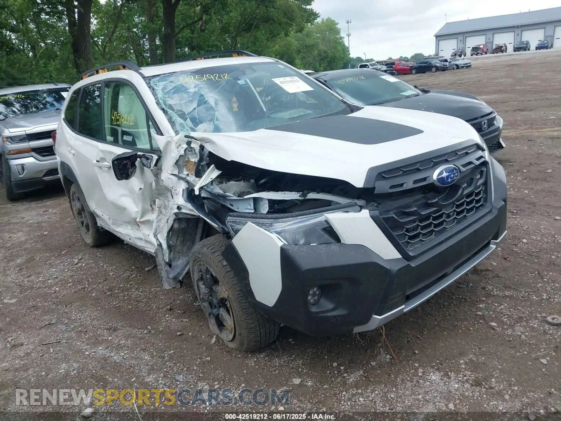 1 Photograph of a damaged car JF2SKAMCXPH531300 SUBARU FORESTER 2023