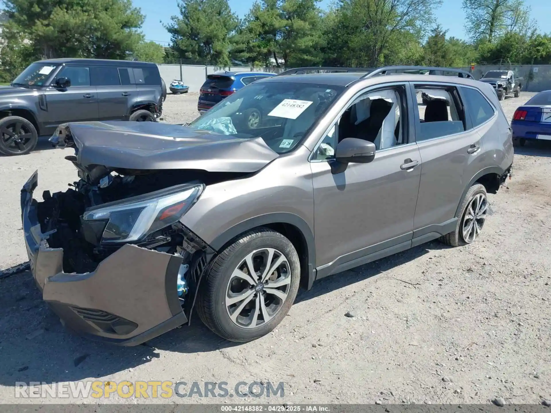 2 Photograph of a damaged car JF2SKANC0PH548072 SUBARU FORESTER 2023
