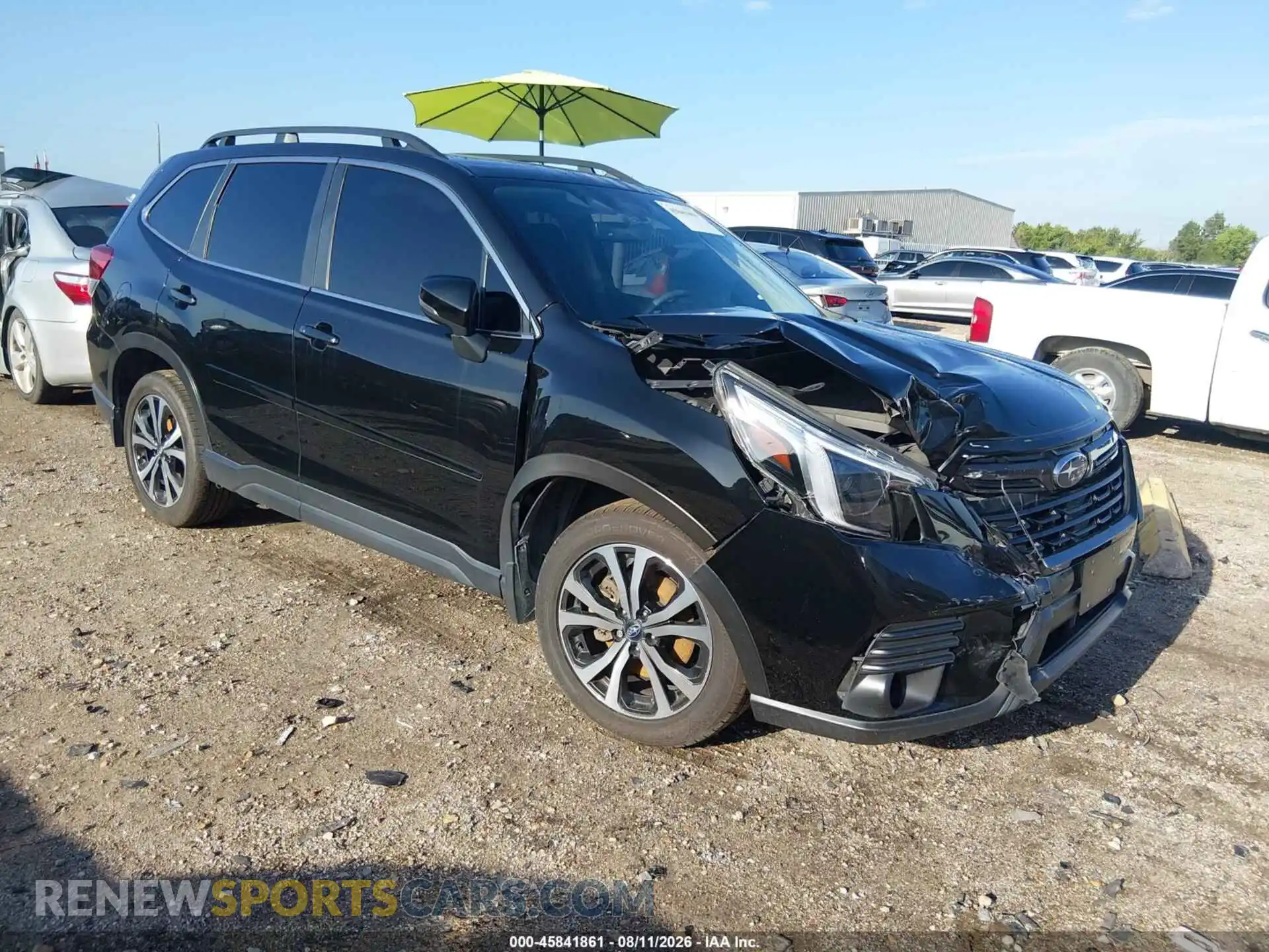 1 Photograph of a damaged car JF2SKANC1PH417541 SUBARU FORESTER 2023