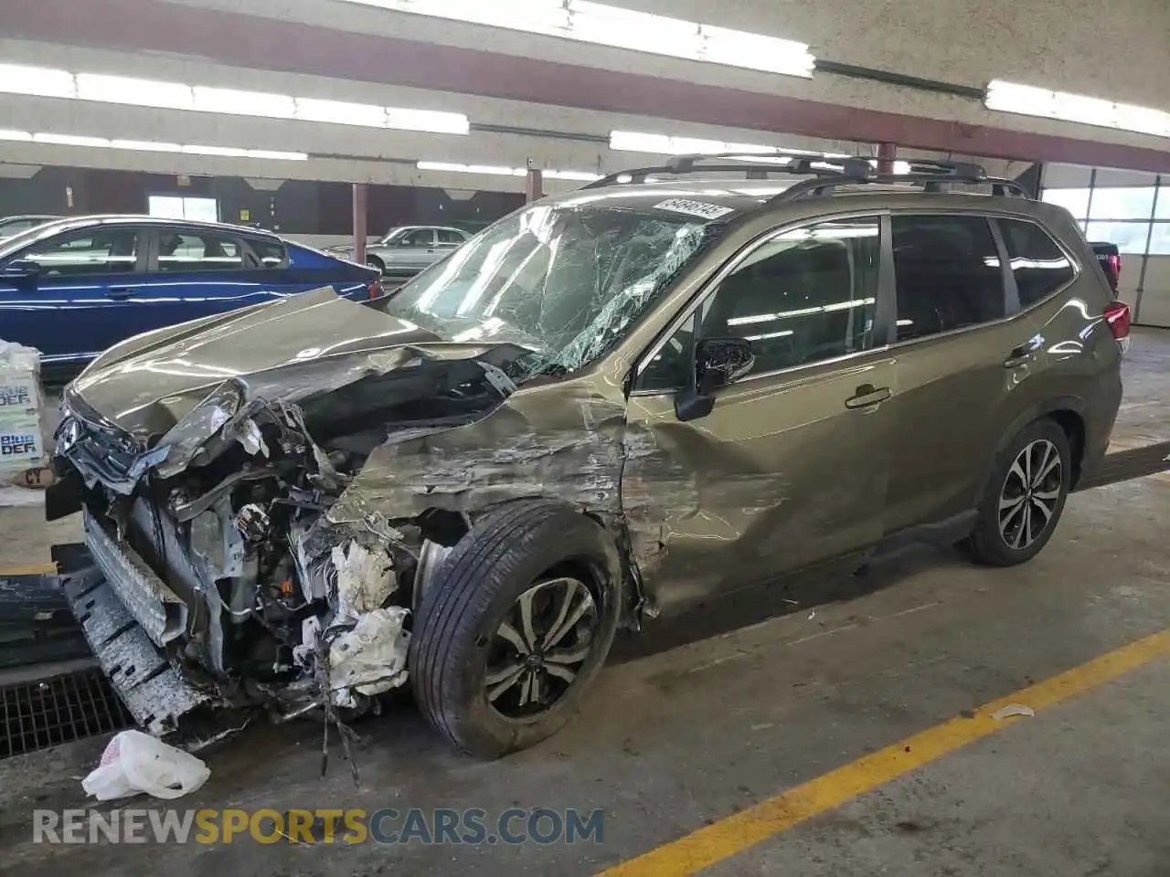 1 Photograph of a damaged car JF2SKANC2PH489820 SUBARU FORESTER 2023
