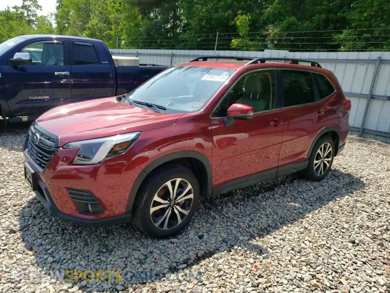1 Photograph of a damaged car JF2SKAPC1PH450018 SUBARU FORESTER 2023