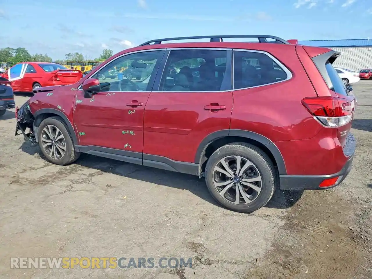 2 Фотография поврежденного автомобиля JF2SKAPC1PH549244 SUBARU FORESTER 2023