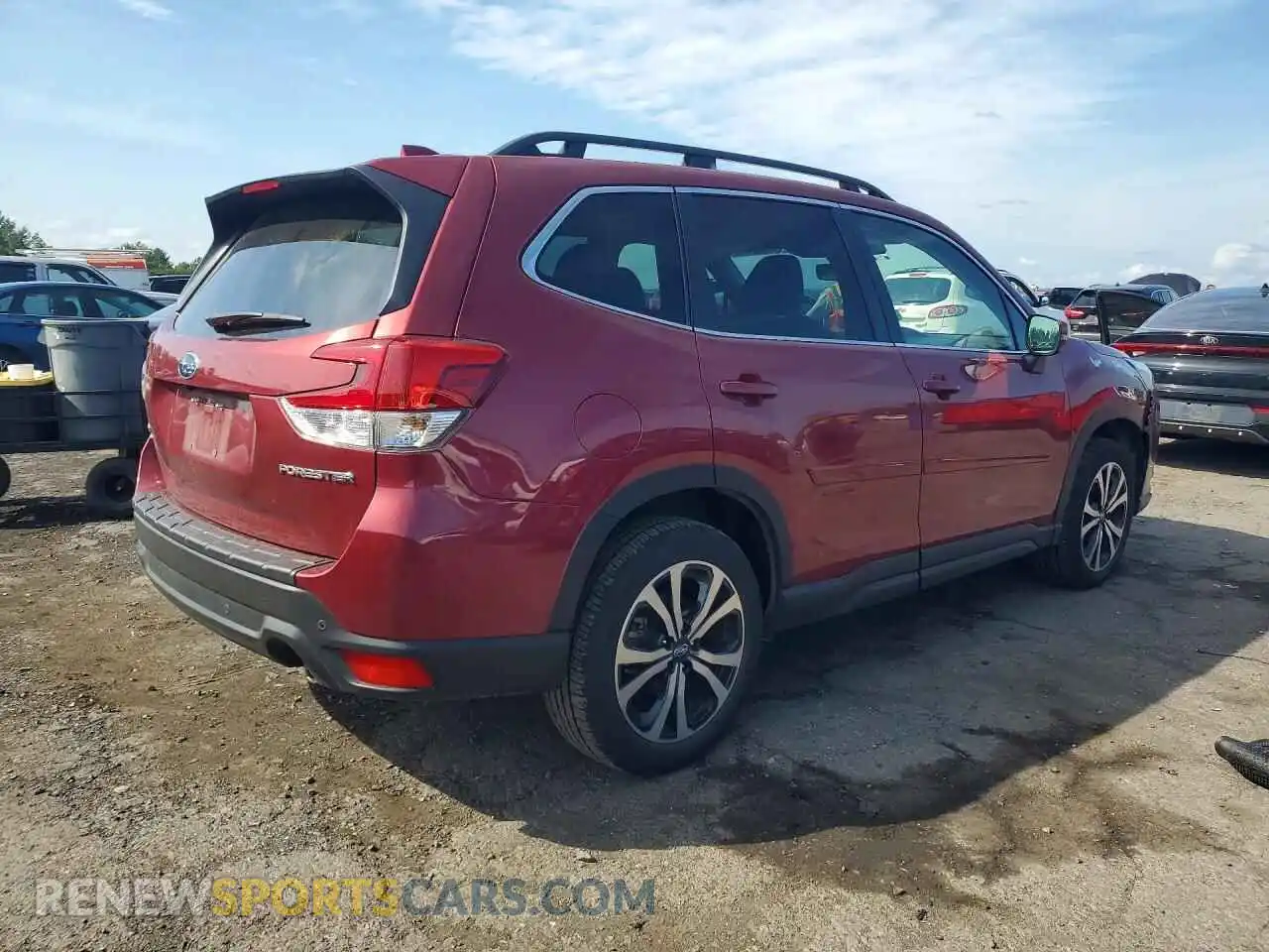3 Фотография поврежденного автомобиля JF2SKAPC1PH549244 SUBARU FORESTER 2023