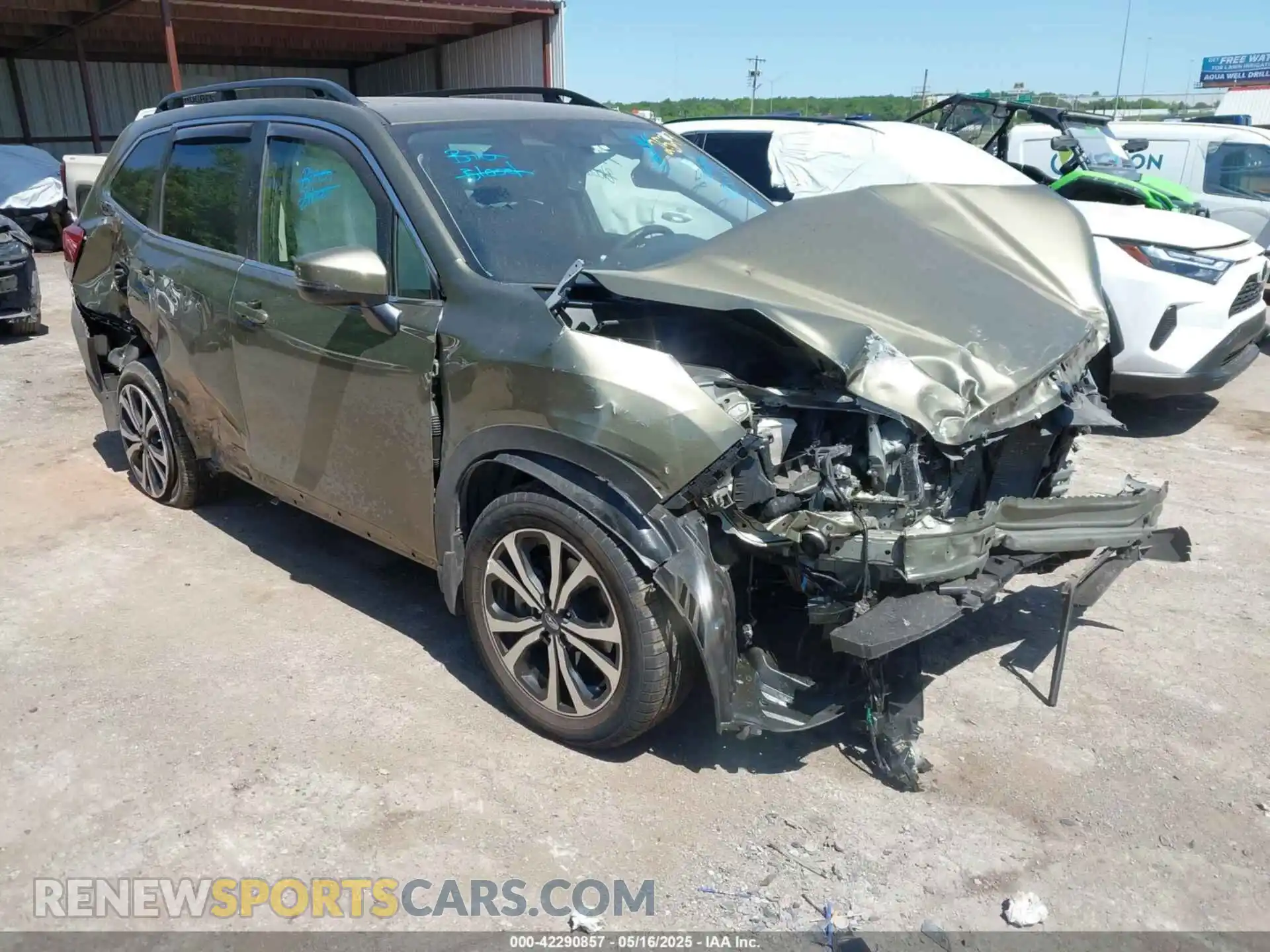 1 Photograph of a damaged car JF2SKAPC2PH502529 SUBARU FORESTER 2023
