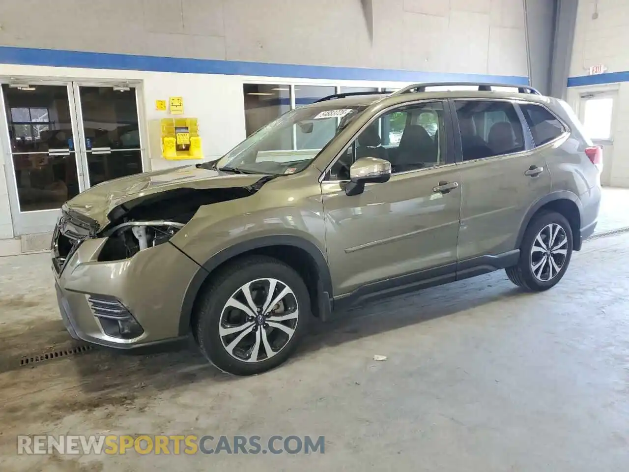 1 Photograph of a damaged car JF2SKAPC2PH545865 SUBARU FORESTER 2023