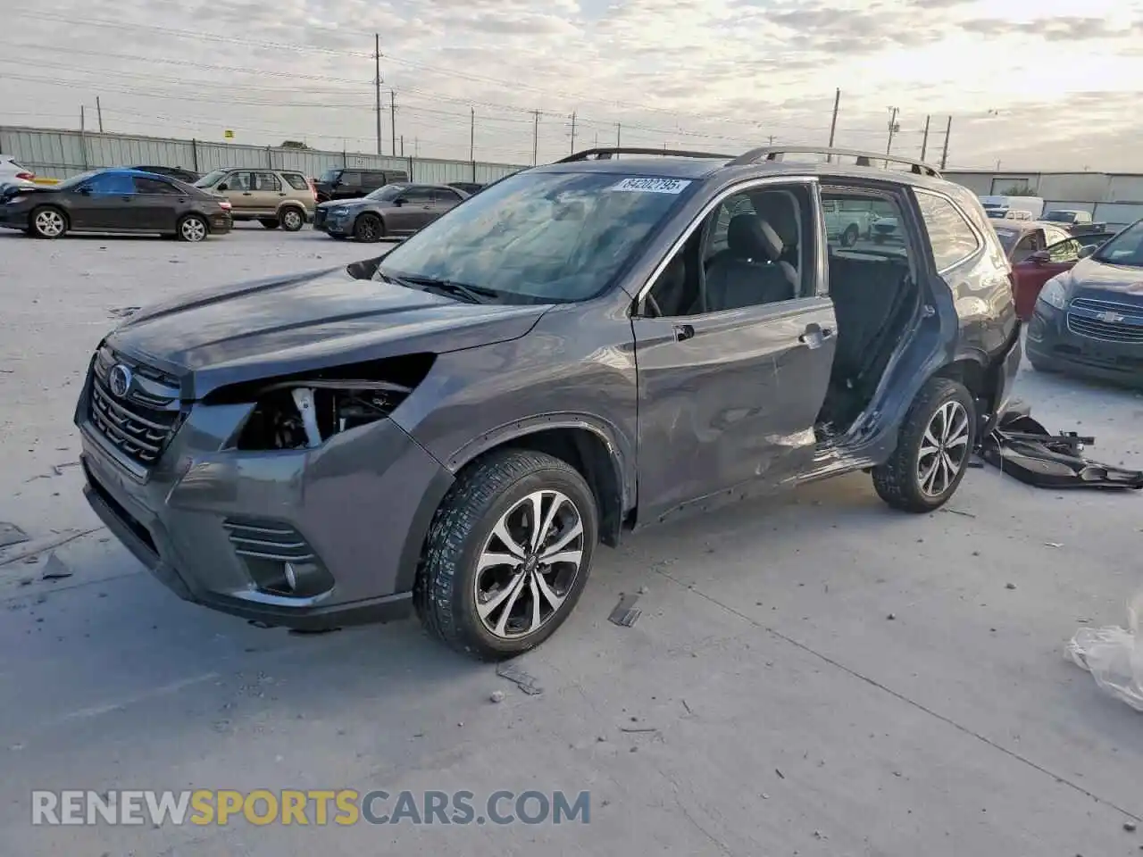 1 Photograph of a damaged car JF2SKAPC3PH481061 SUBARU FORESTER 2023