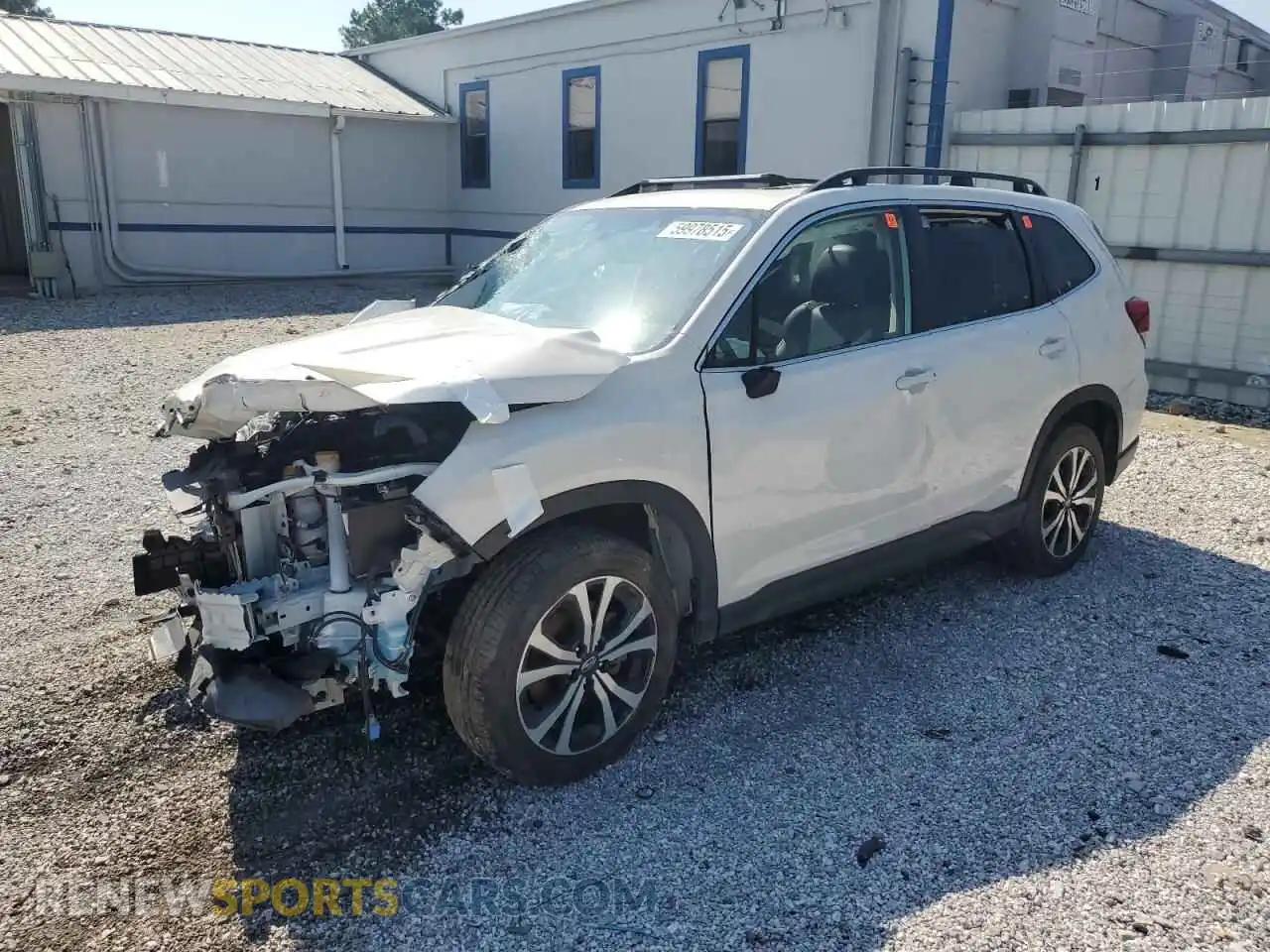 1 Photograph of a damaged car JF2SKAPC3PH487474 SUBARU FORESTER 2023