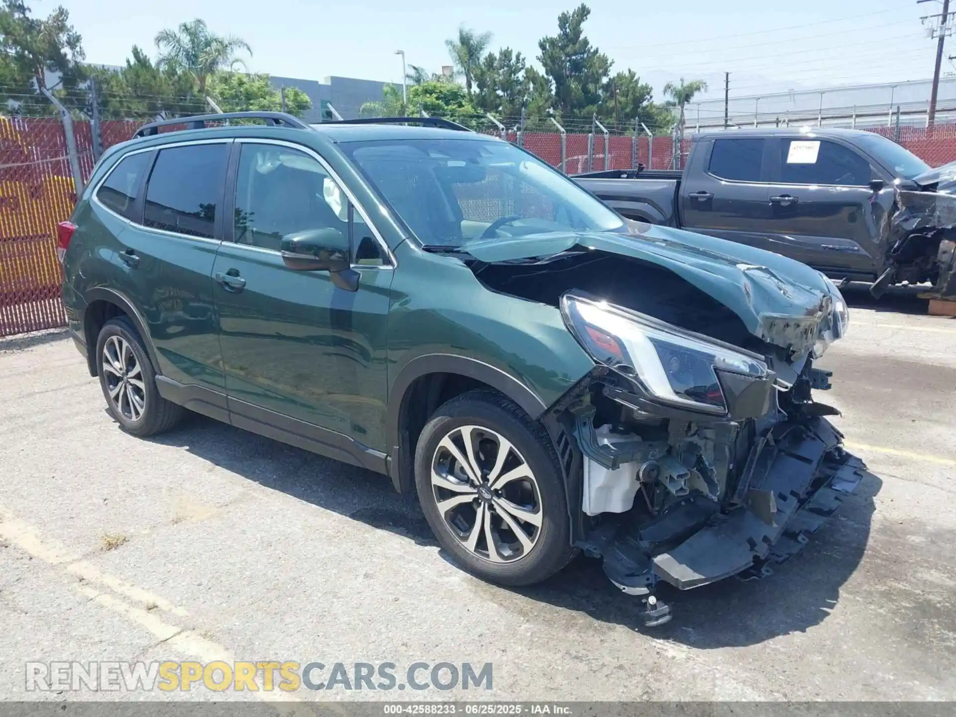 1 Photograph of a damaged car JF2SKAPC3PH490150 SUBARU FORESTER 2023