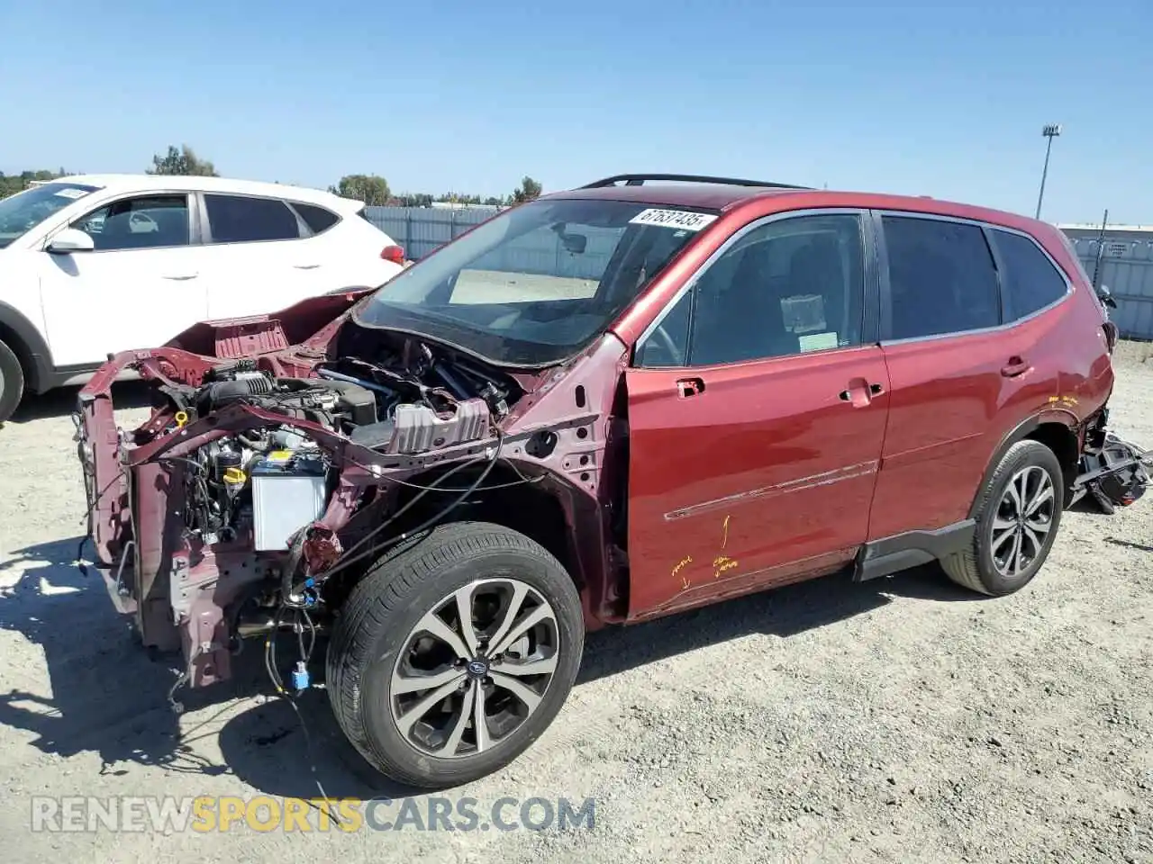 1 Photograph of a damaged car JF2SKAPC4PH514309 SUBARU FORESTER 2023