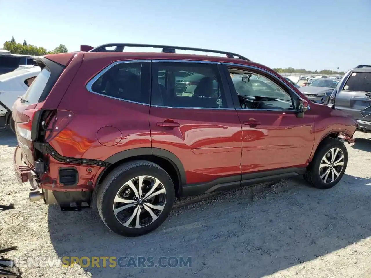 3 Photograph of a damaged car JF2SKAPC4PH514309 SUBARU FORESTER 2023