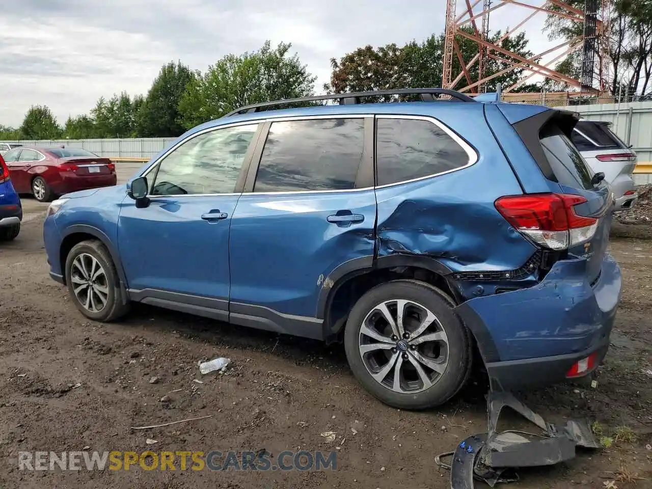 2 Фотография поврежденного автомобиля JF2SKAPC5PH410847 SUBARU FORESTER 2023