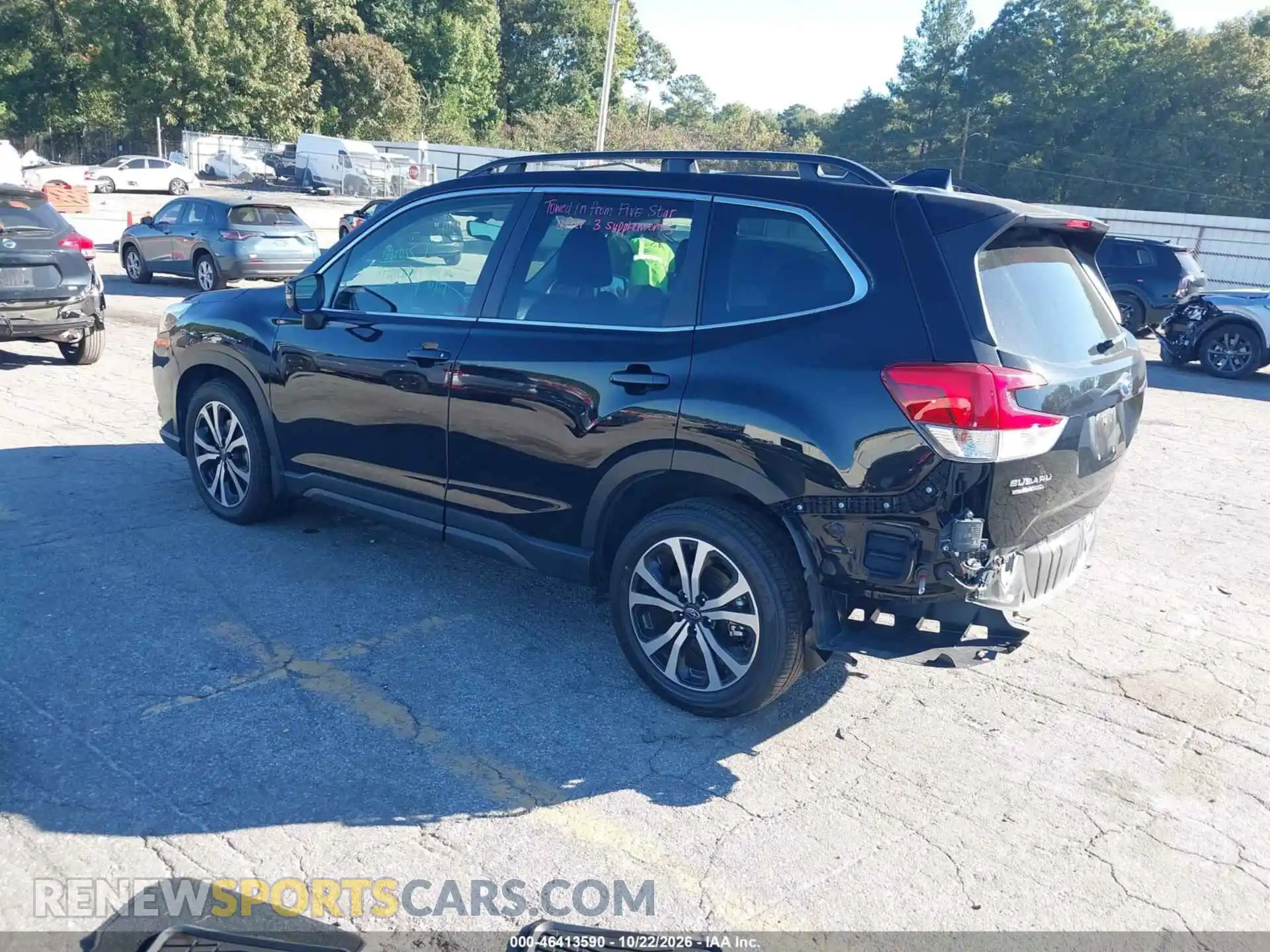 3 Photograph of a damaged car JF2SKAPC6PH477425 SUBARU FORESTER 2023