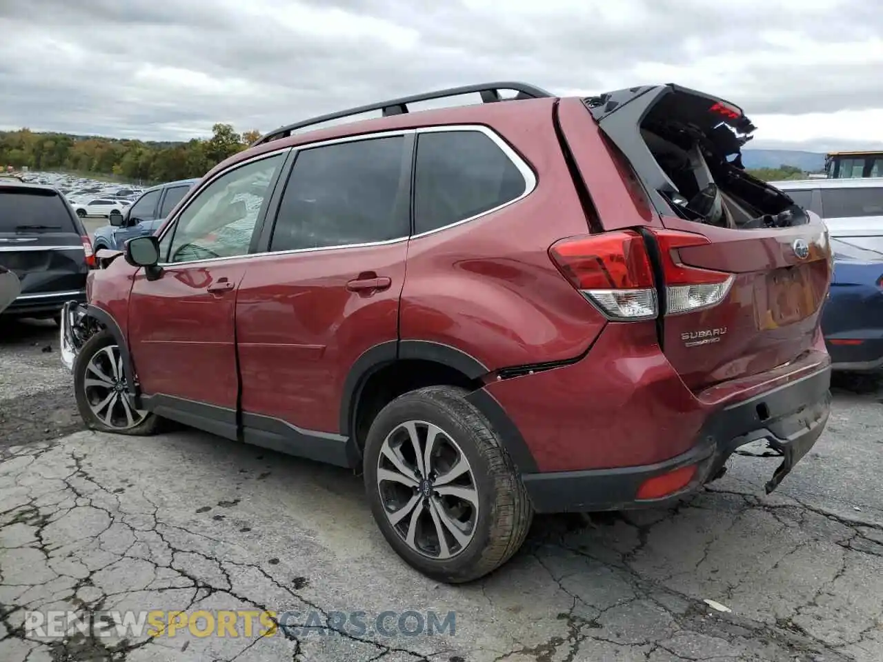 2 Photograph of a damaged car JF2SKAPC6PH518300 SUBARU FORESTER 2023