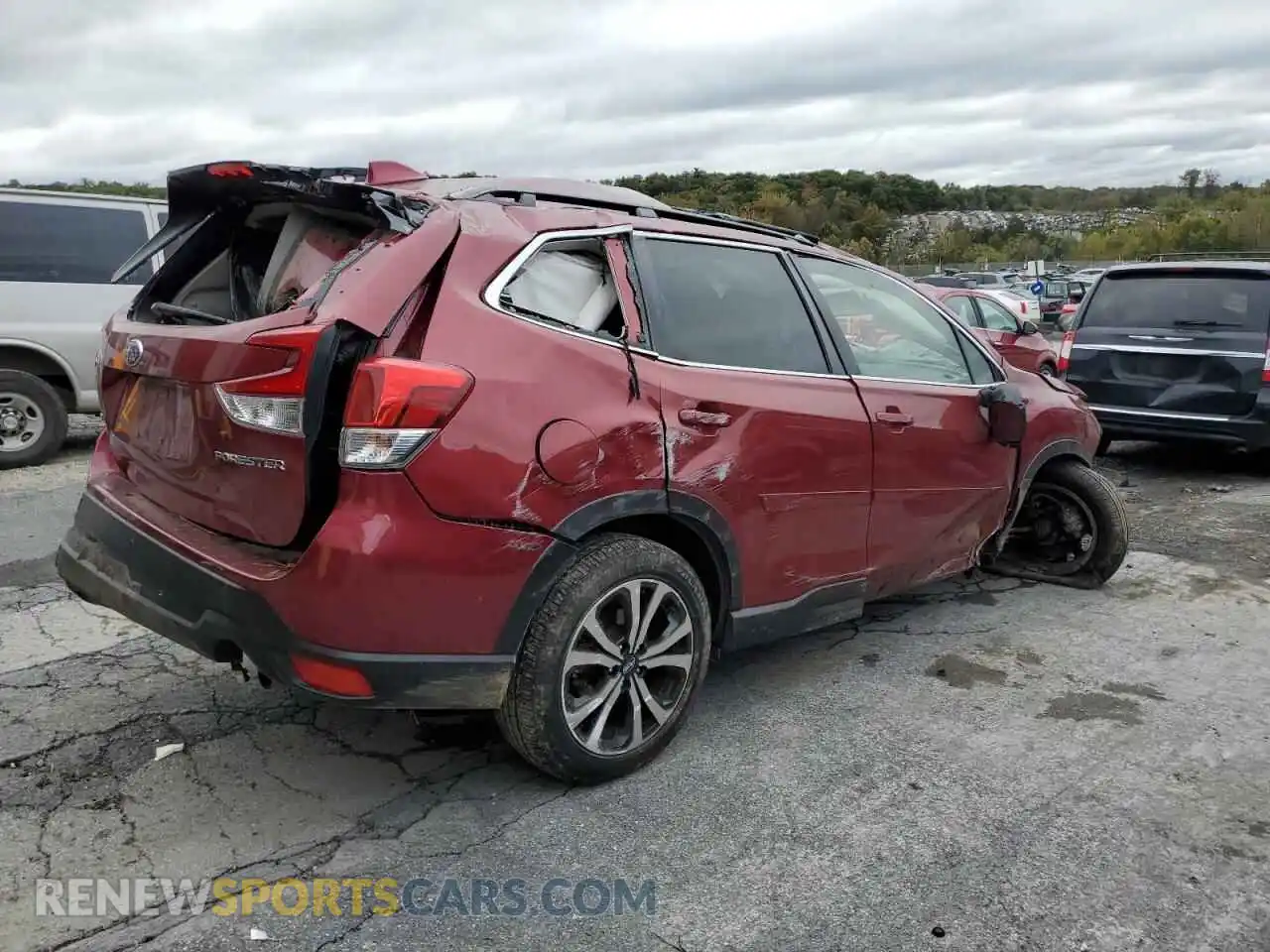 3 Photograph of a damaged car JF2SKAPC6PH518300 SUBARU FORESTER 2023