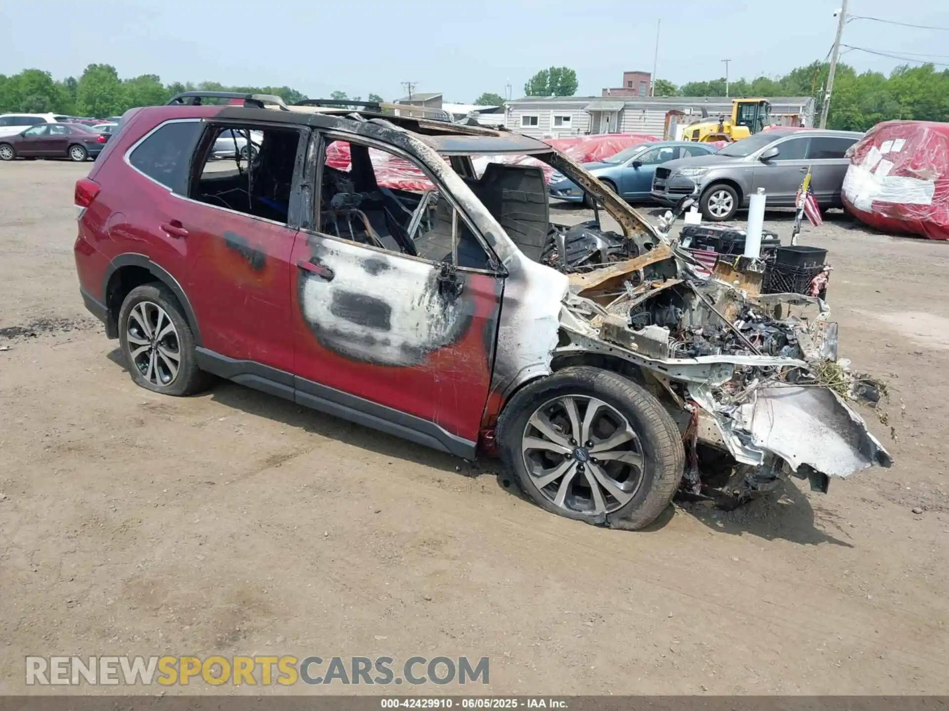 1 Photograph of a damaged car JF2SKAPC7PH401048 SUBARU FORESTER 2023