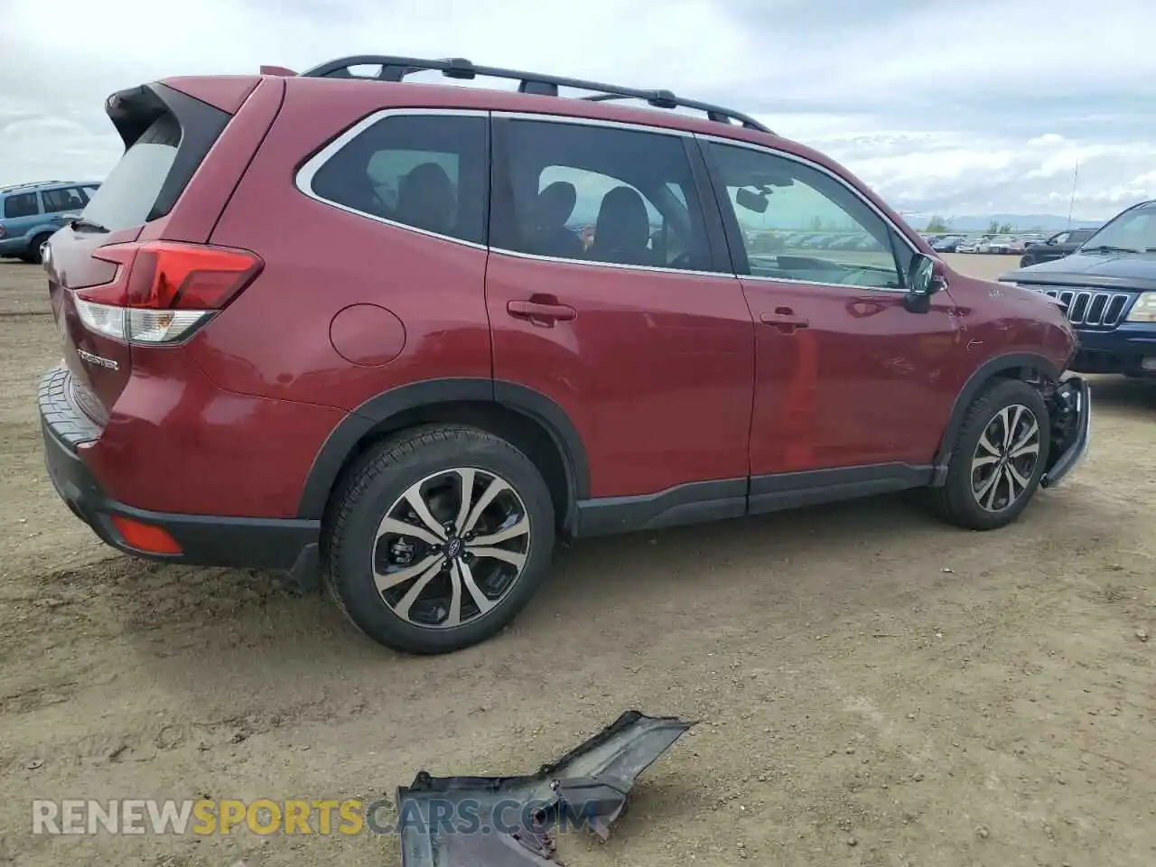 3 Photograph of a damaged car JF2SKAPC7PH476591 SUBARU FORESTER 2023