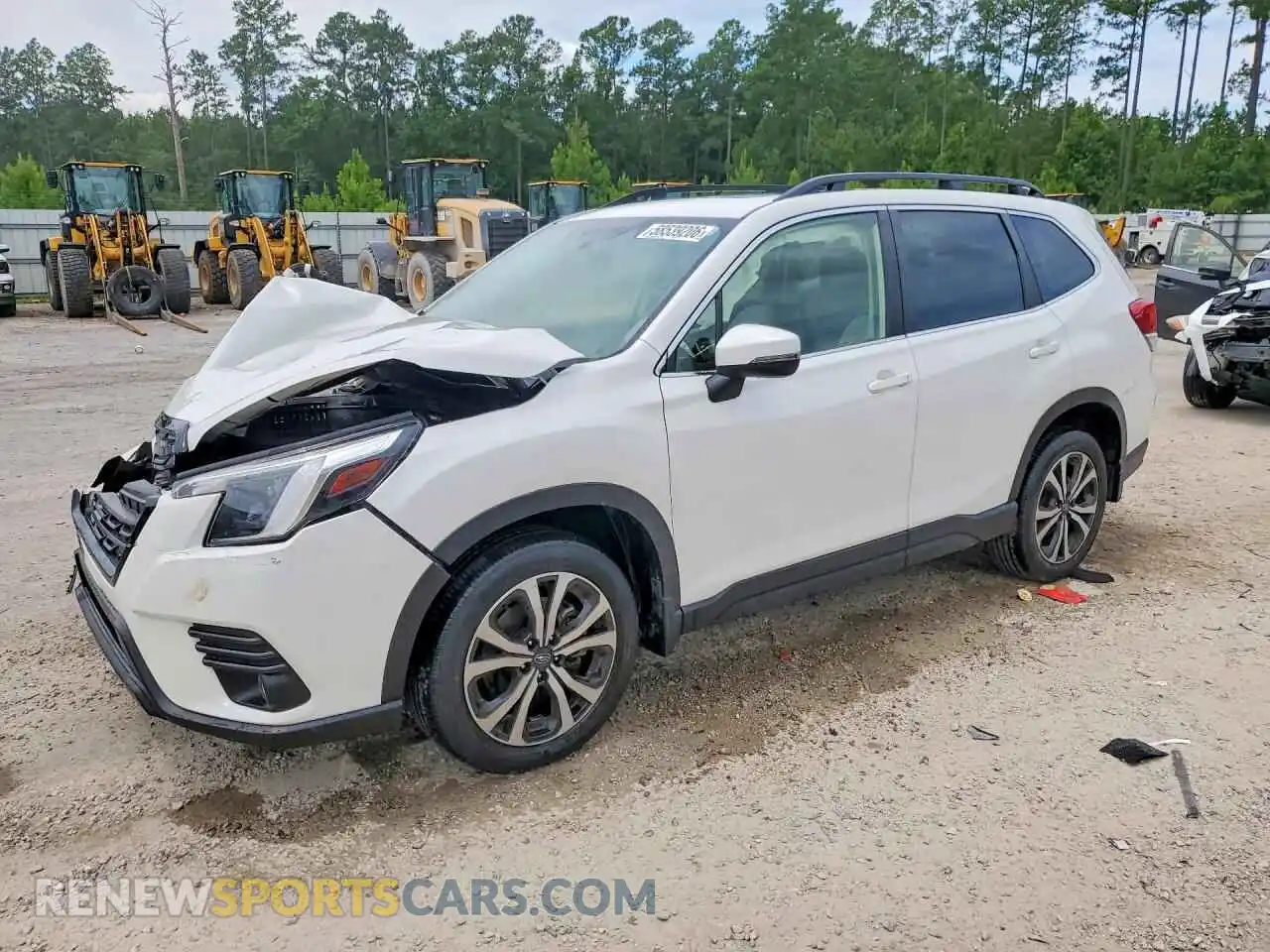 1 Photograph of a damaged car JF2SKAPC8PH533610 SUBARU FORESTER 2023
