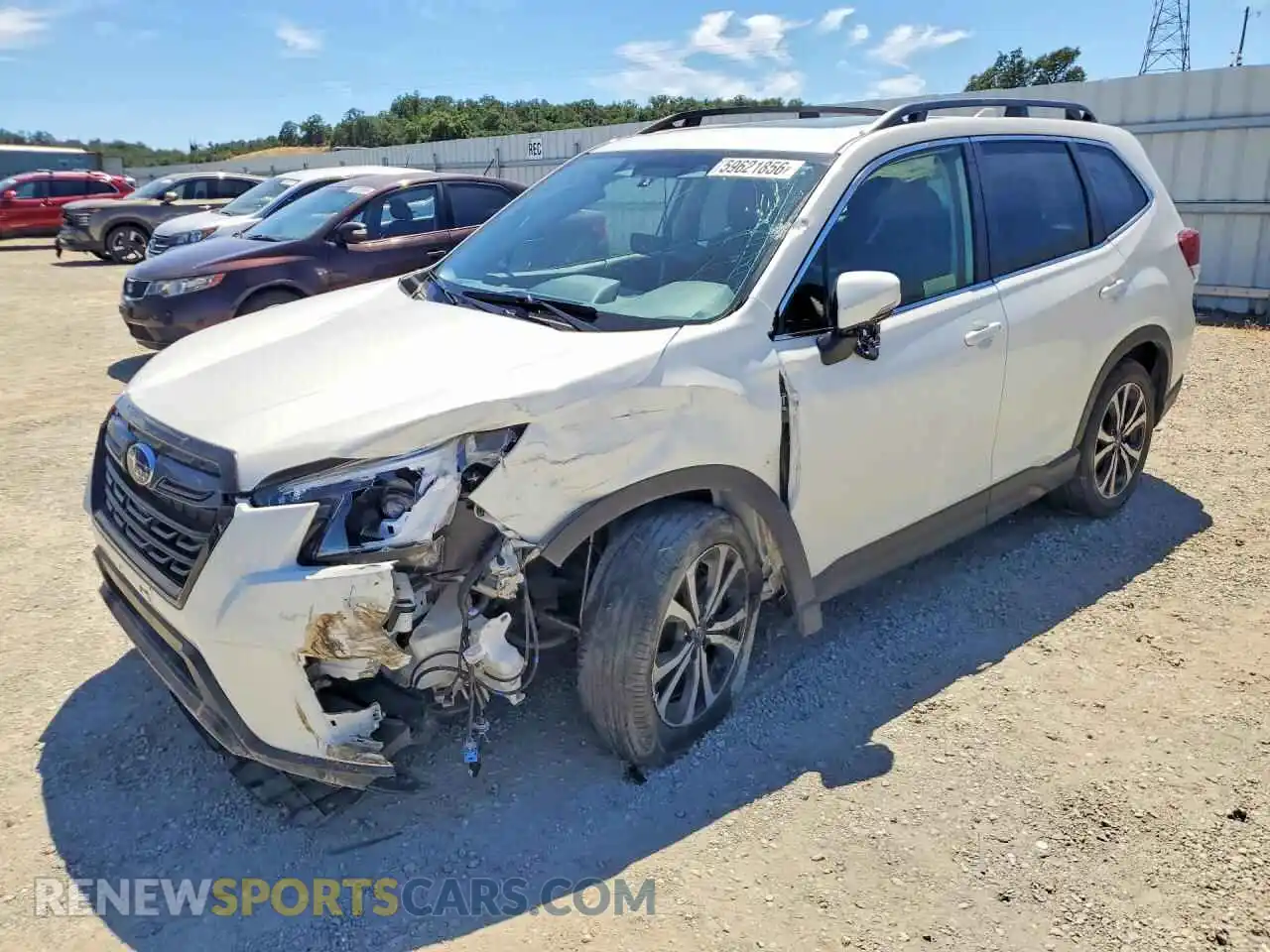 1 Photograph of a damaged car JF2SKAPC9PH491481 SUBARU FORESTER 2023