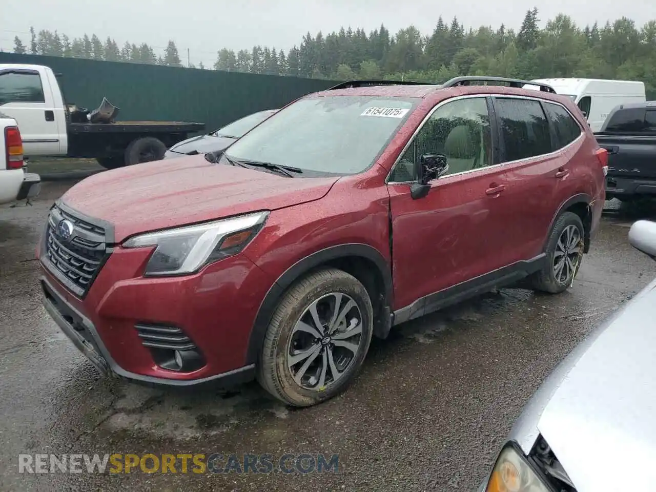 1 Photograph of a damaged car JF2SKAPCXPH464628 SUBARU FORESTER 2023