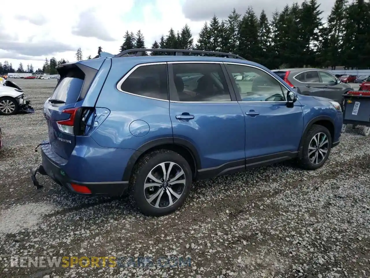 3 Photograph of a damaged car JF2SKAPCXPH542552 SUBARU FORESTER 2023