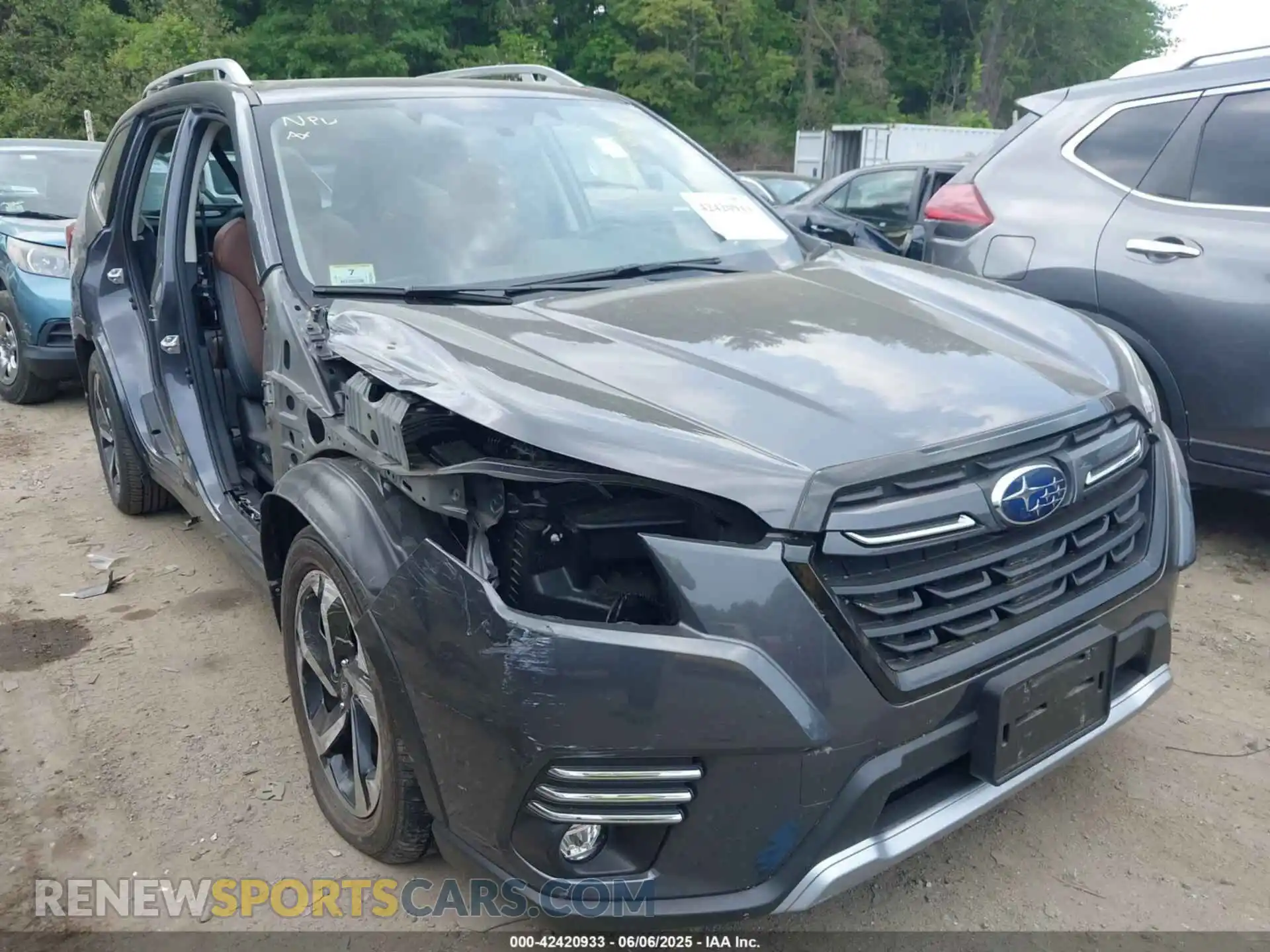 1 Photograph of a damaged car JF2SKARC0PH498607 SUBARU FORESTER 2023