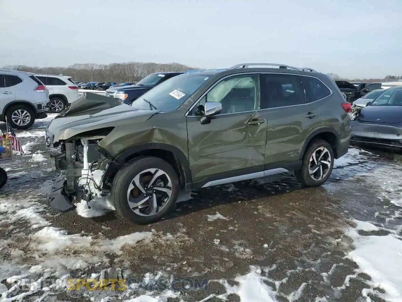 1 Photograph of a damaged car JF2SKARC0PH520931 SUBARU FORESTER 2023