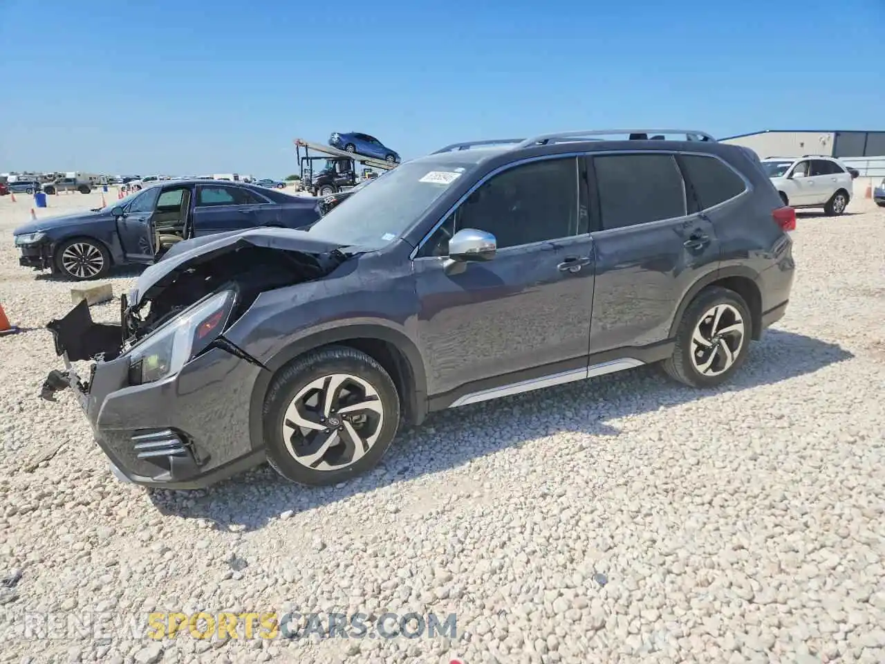 1 Photograph of a damaged car JF2SKARC4PH519460 SUBARU FORESTER 2023
