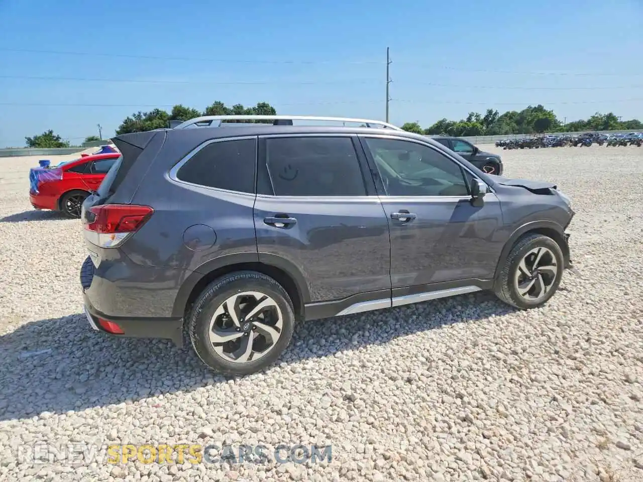 3 Photograph of a damaged car JF2SKARC4PH519460 SUBARU FORESTER 2023