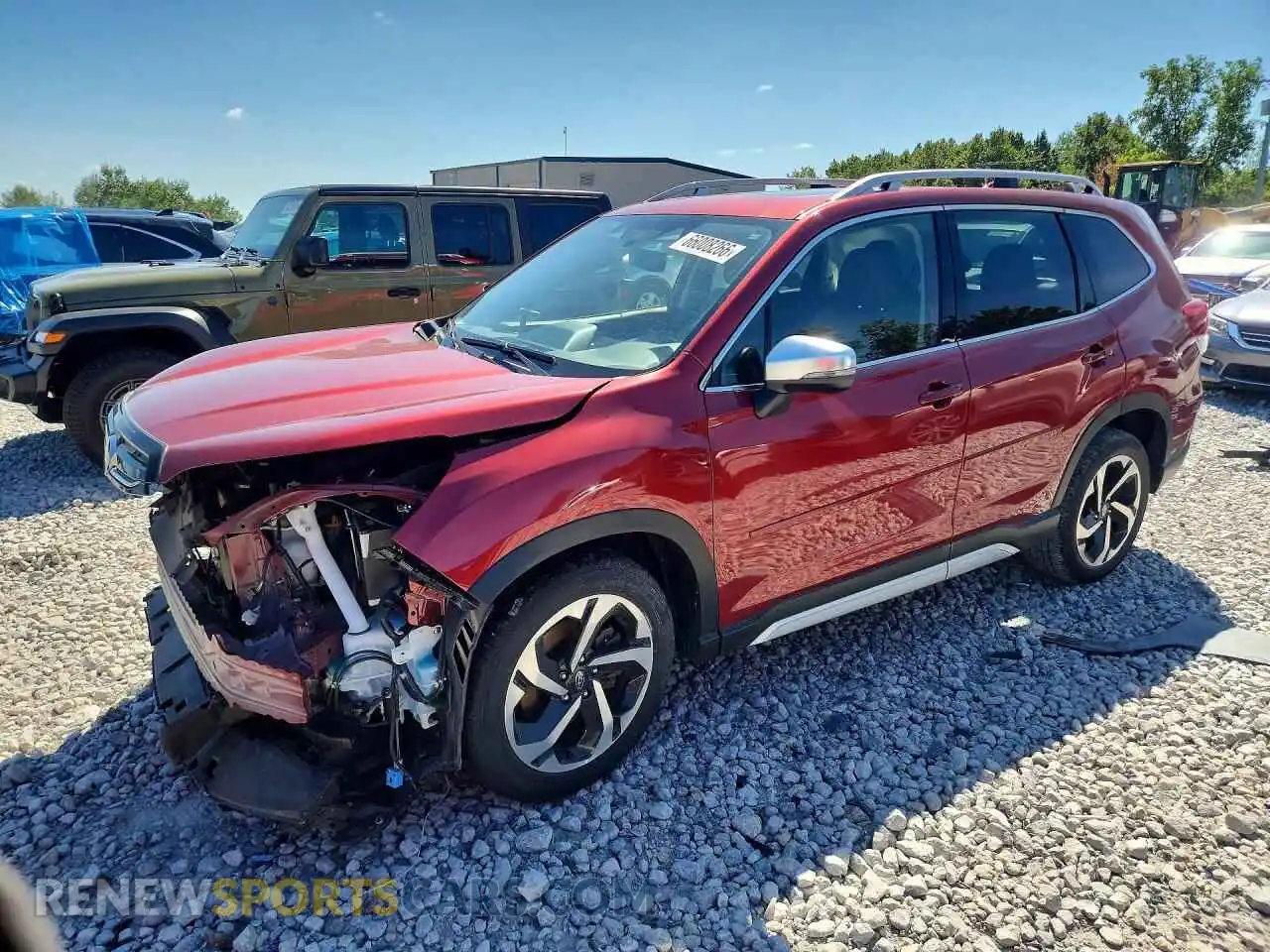 1 fotografías del automóvil dañado JF2SKARC4PH524920 SUBARU FORESTER 2023