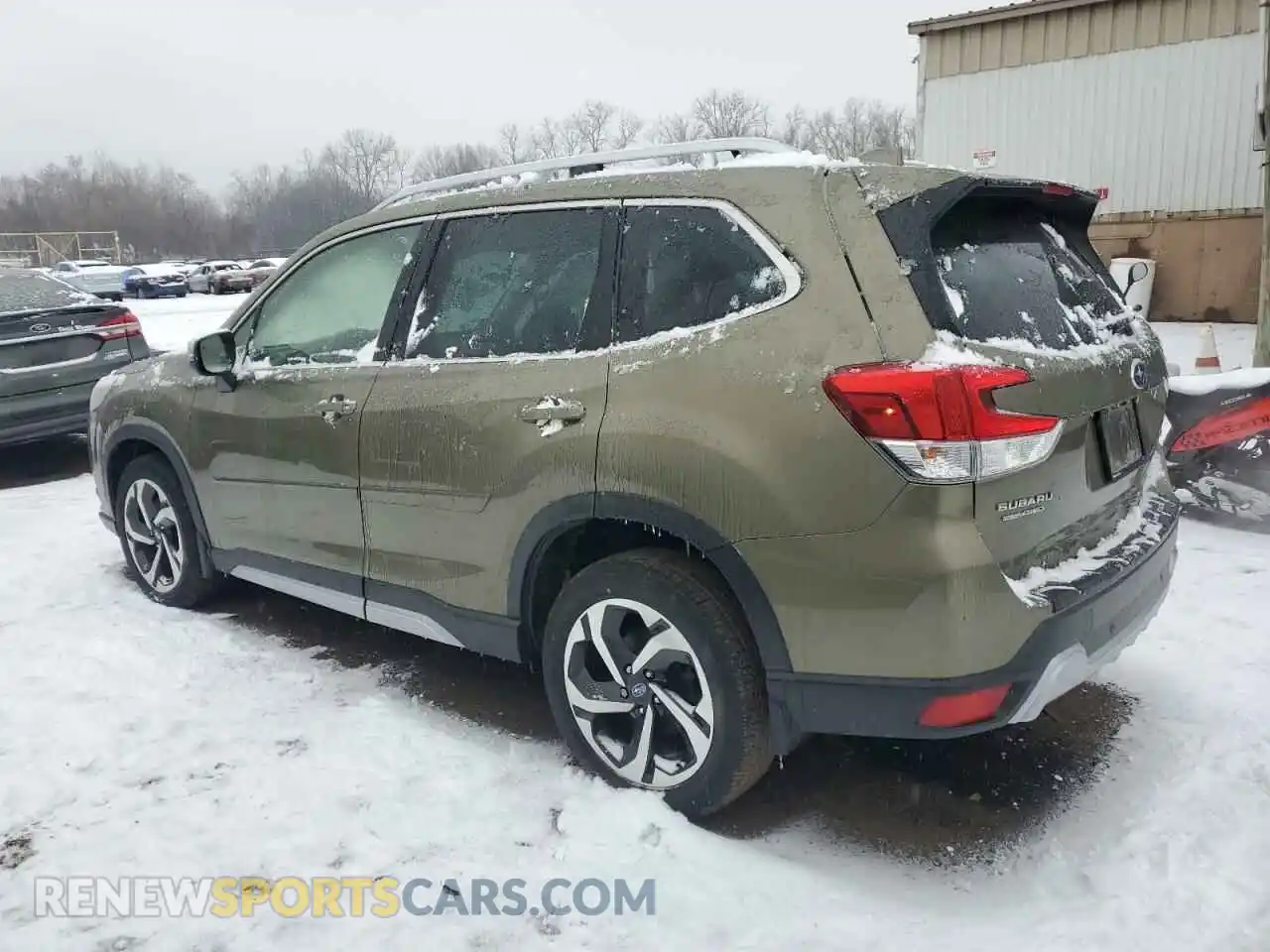 2 fotografías del automóvil dañado JF2SKARC5PH422221 SUBARU FORESTER 2023