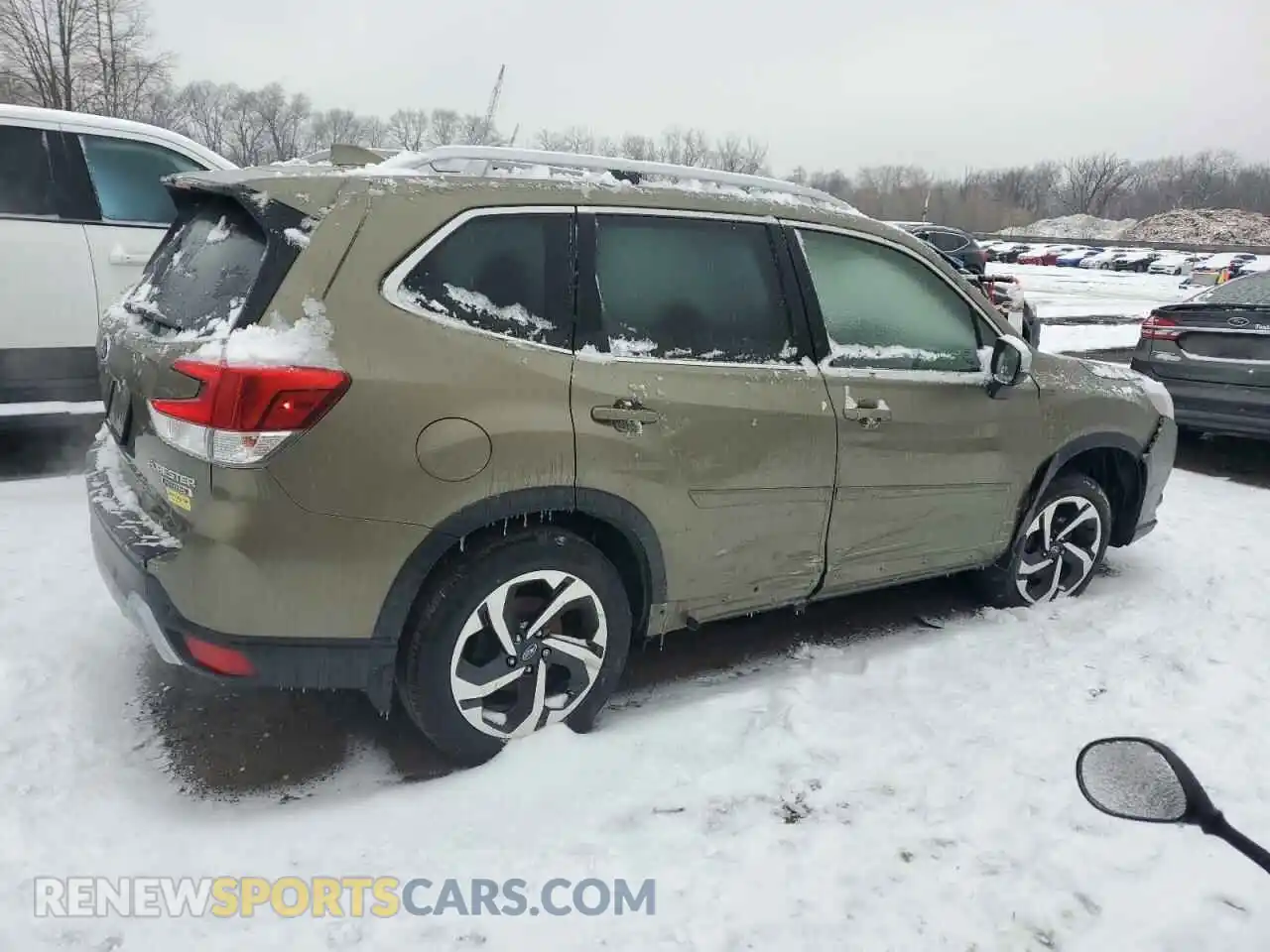 3 fotografías del automóvil dañado JF2SKARC5PH422221 SUBARU FORESTER 2023