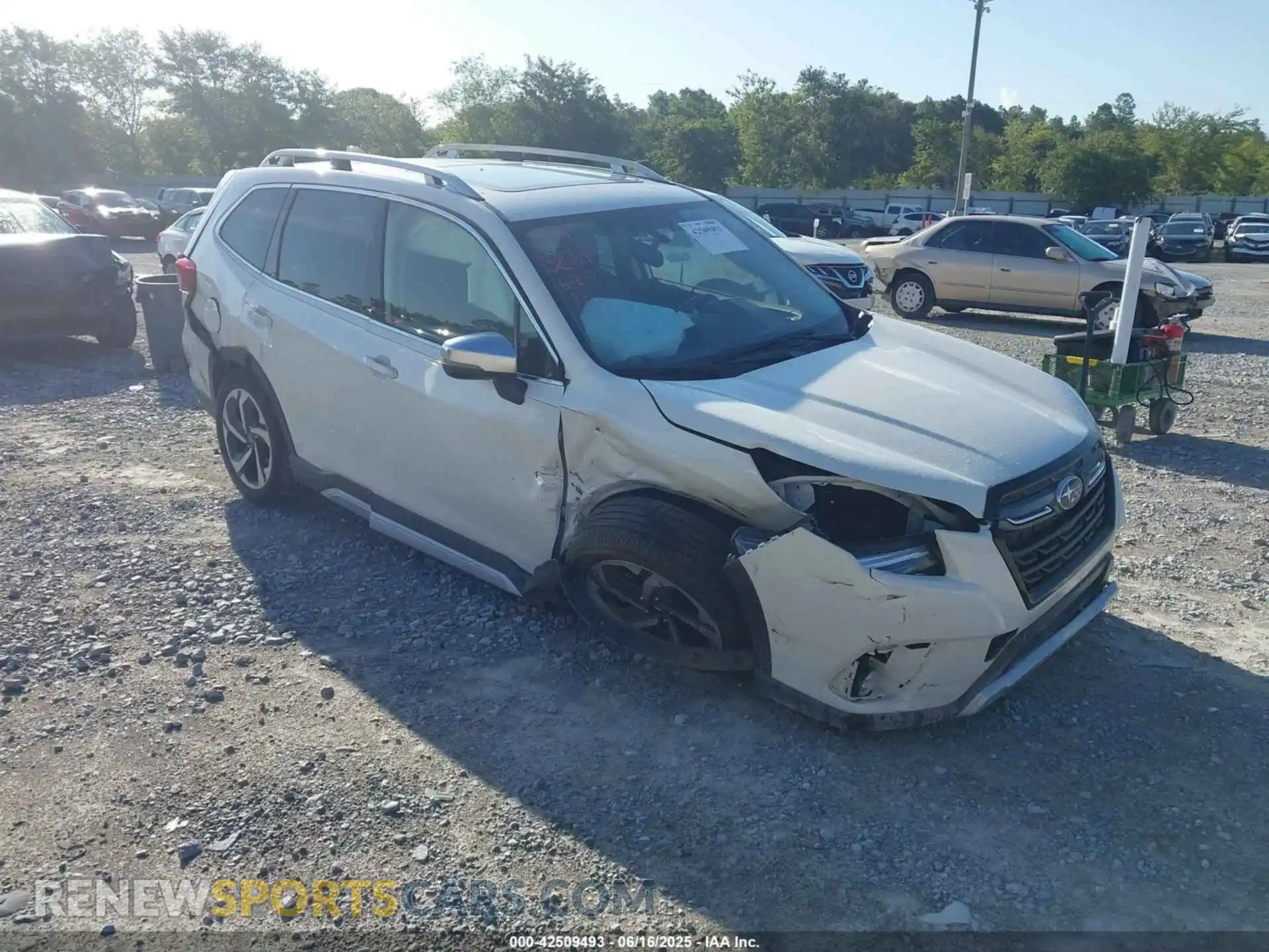 1 Photograph of a damaged car JF2SKARC5PH500285 SUBARU FORESTER 2023