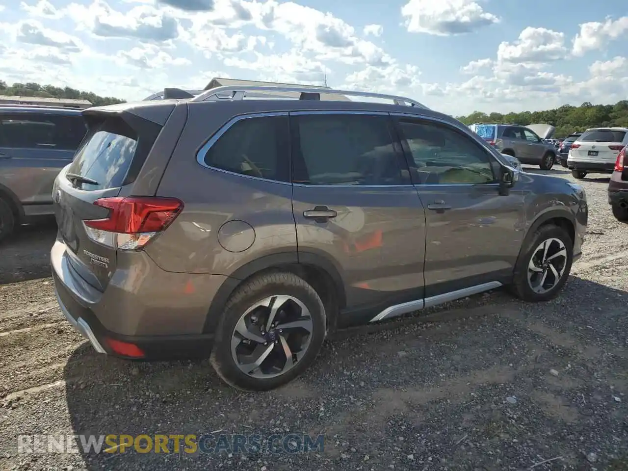 3 Photograph of a damaged car JF2SKARC7PH436864 SUBARU FORESTER 2023