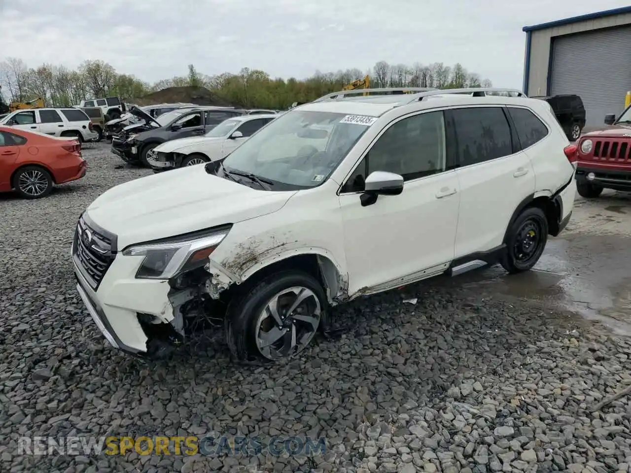 1 Photograph of a damaged car JF2SKARC7PH501860 SUBARU FORESTER 2023