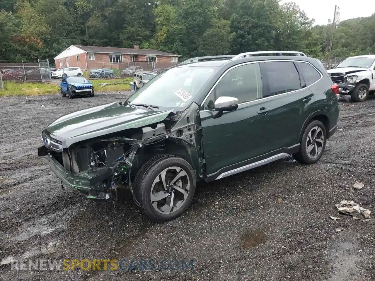 1 Photograph of a damaged car JF2SKARC7PH506766 SUBARU FORESTER 2023