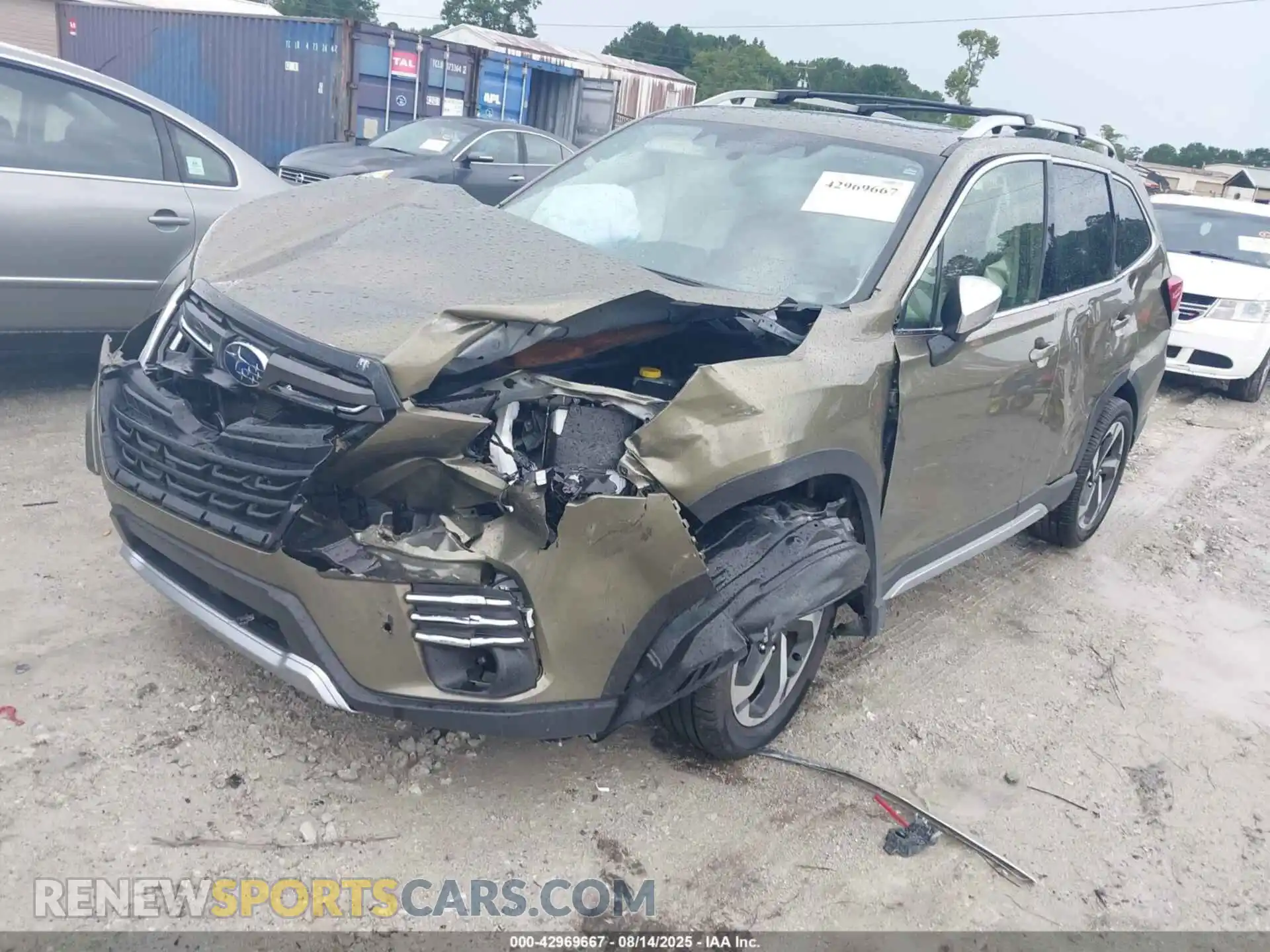 2 Photograph of a damaged car JF2SKARC8PH400939 SUBARU FORESTER 2023
