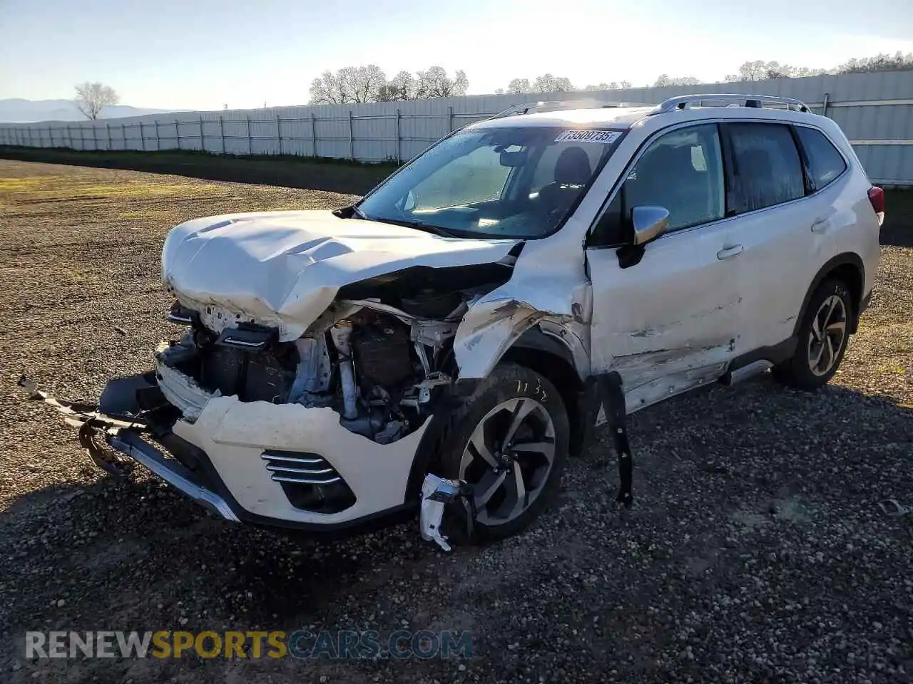 1 Photograph of a damaged car JF2SKARC8PH473048 SUBARU FORESTER 2023