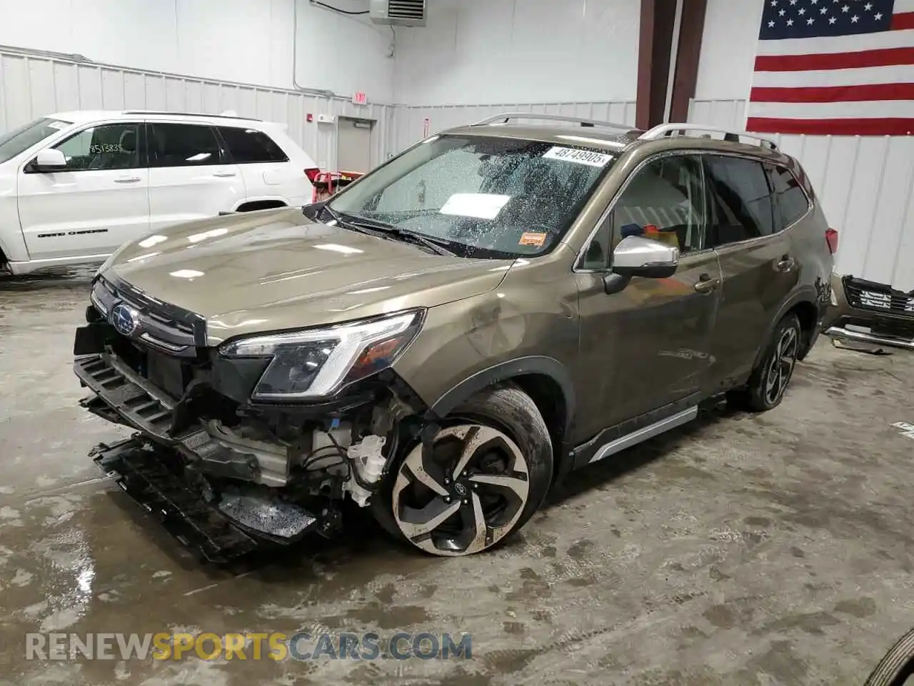 1 Фотография поврежденного автомобиля JF2SKARC8PH481151 SUBARU FORESTER 2023