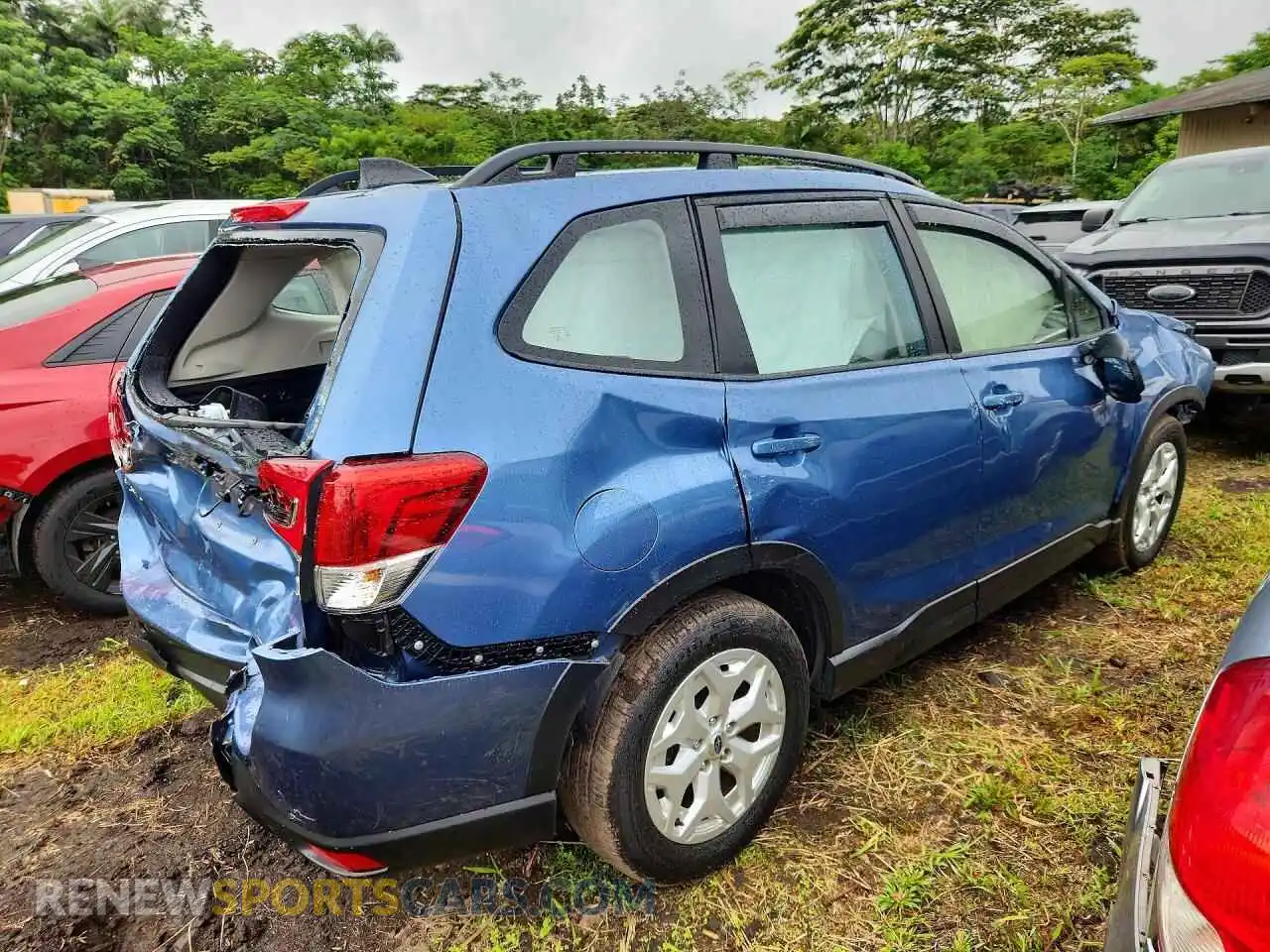 3 Photograph of a damaged car JF2SKABC4RH499000 SUBARU FORESTER 2024