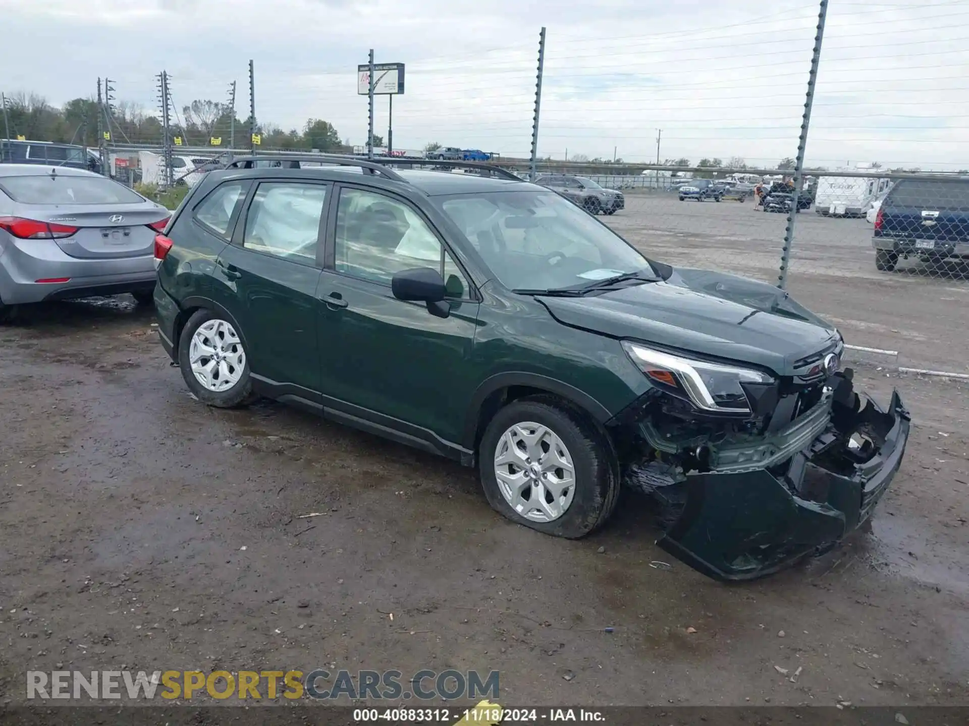 1 Photograph of a damaged car JF2SKABC6RH467696 SUBARU FORESTER 2024