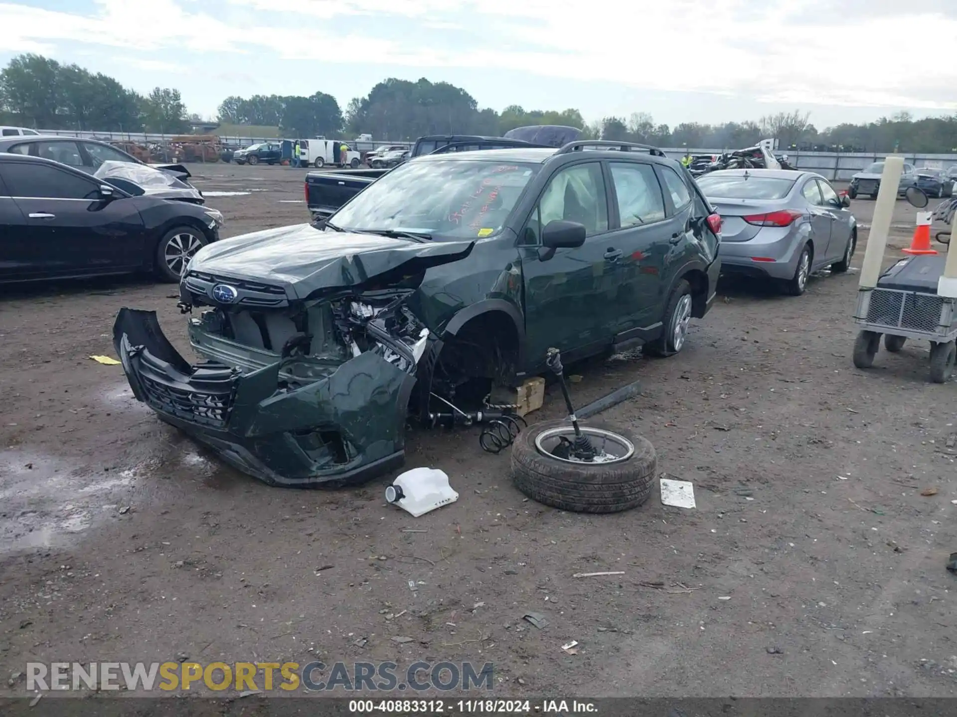 2 Photograph of a damaged car JF2SKABC6RH467696 SUBARU FORESTER 2024