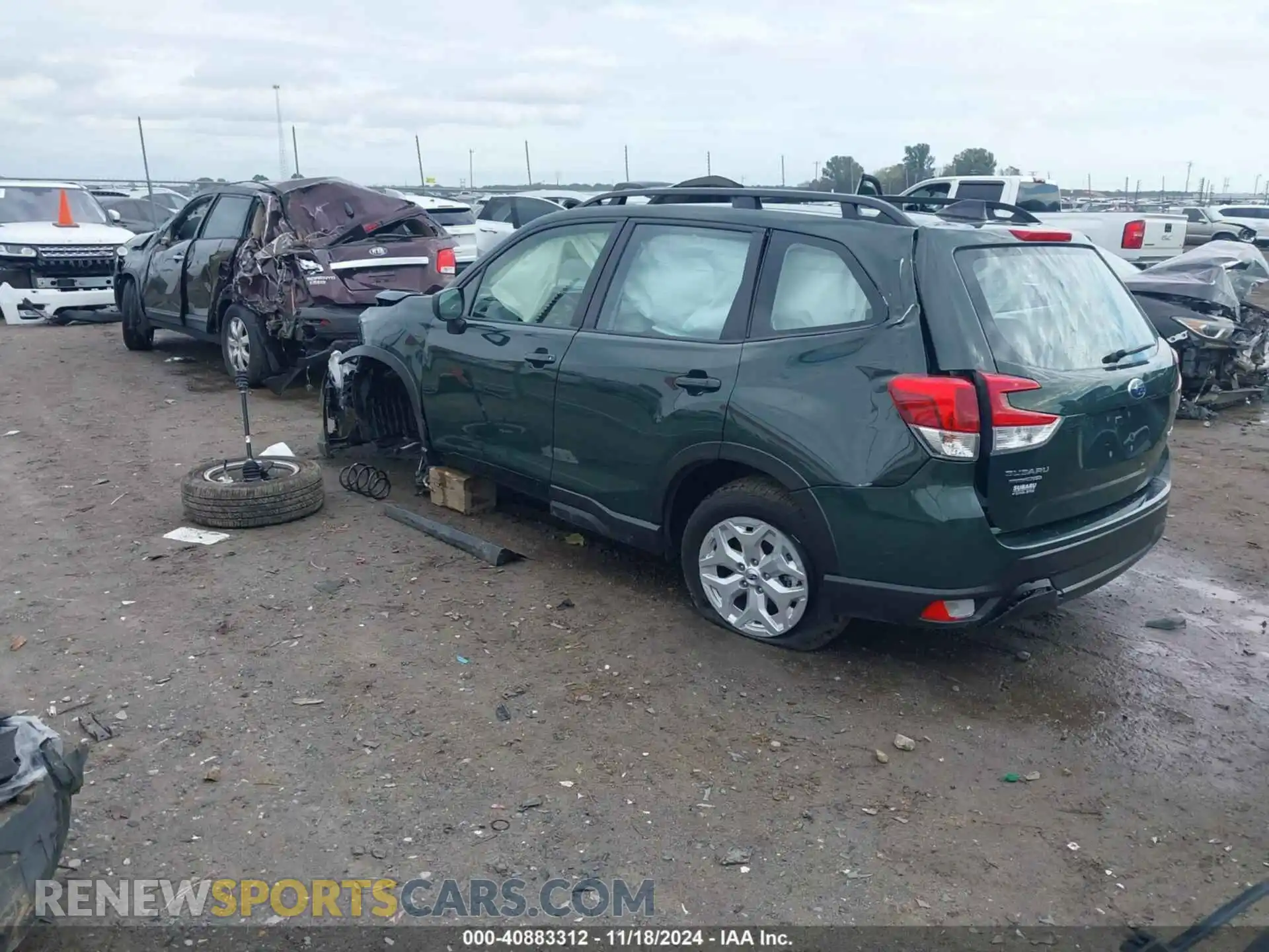 3 Photograph of a damaged car JF2SKABC6RH467696 SUBARU FORESTER 2024