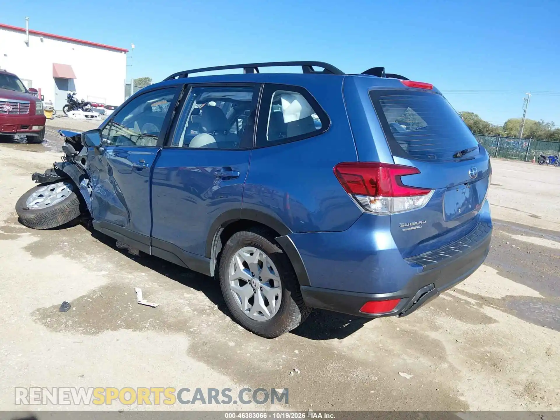 3 fotografías del automóvil dañado JF2SKABC7RH481512 SUBARU FORESTER 2024