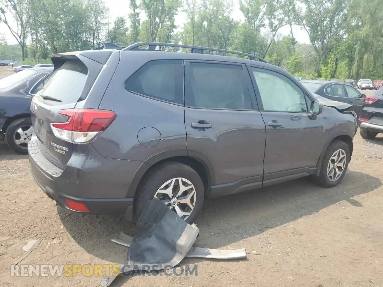 3 fotografías del automóvil dañado JF2SKACCXRH470194 SUBARU FORESTER 2024