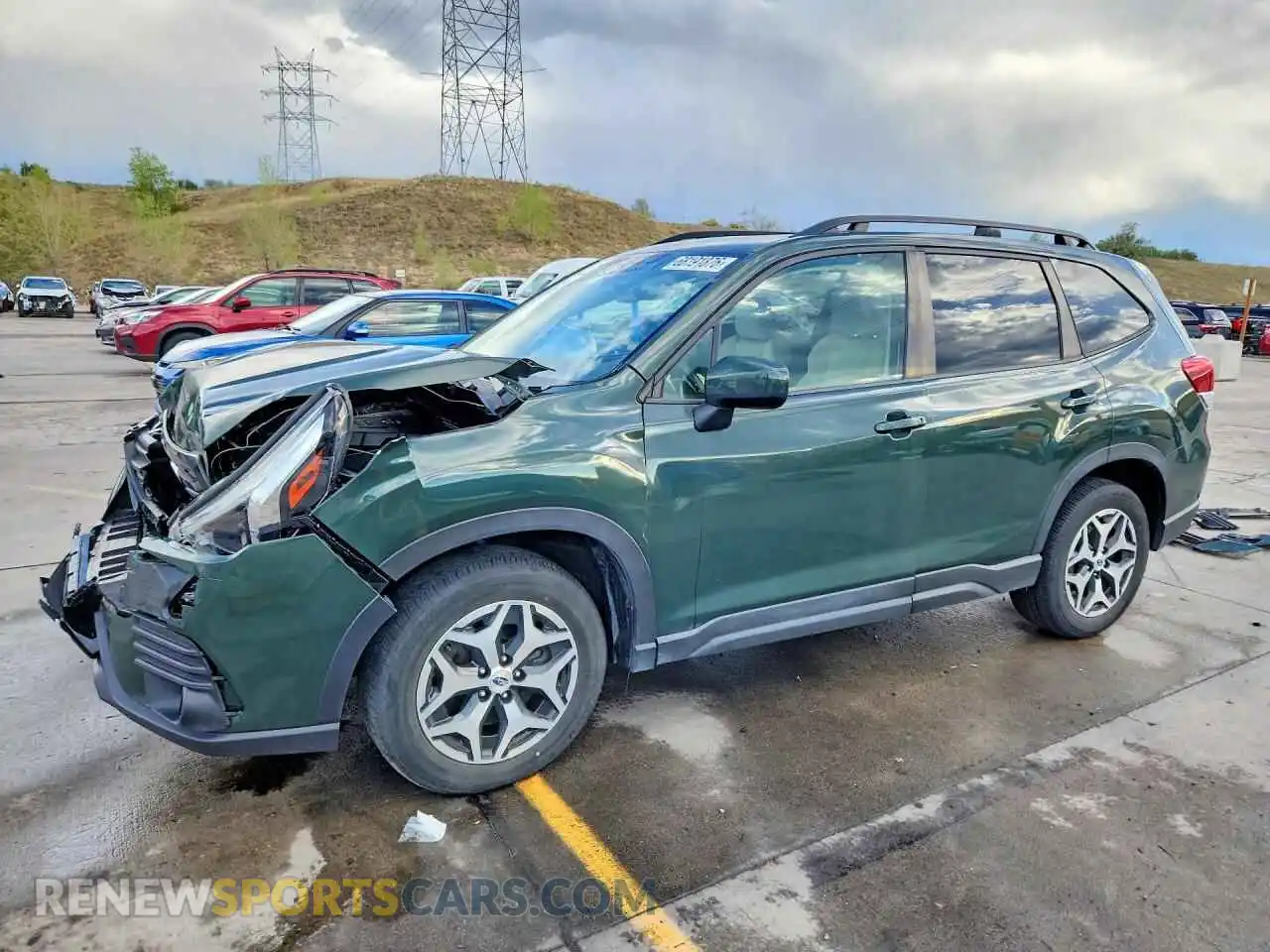1 Photograph of a damaged car JF2SKADCXRH449215 SUBARU FORESTER 2024