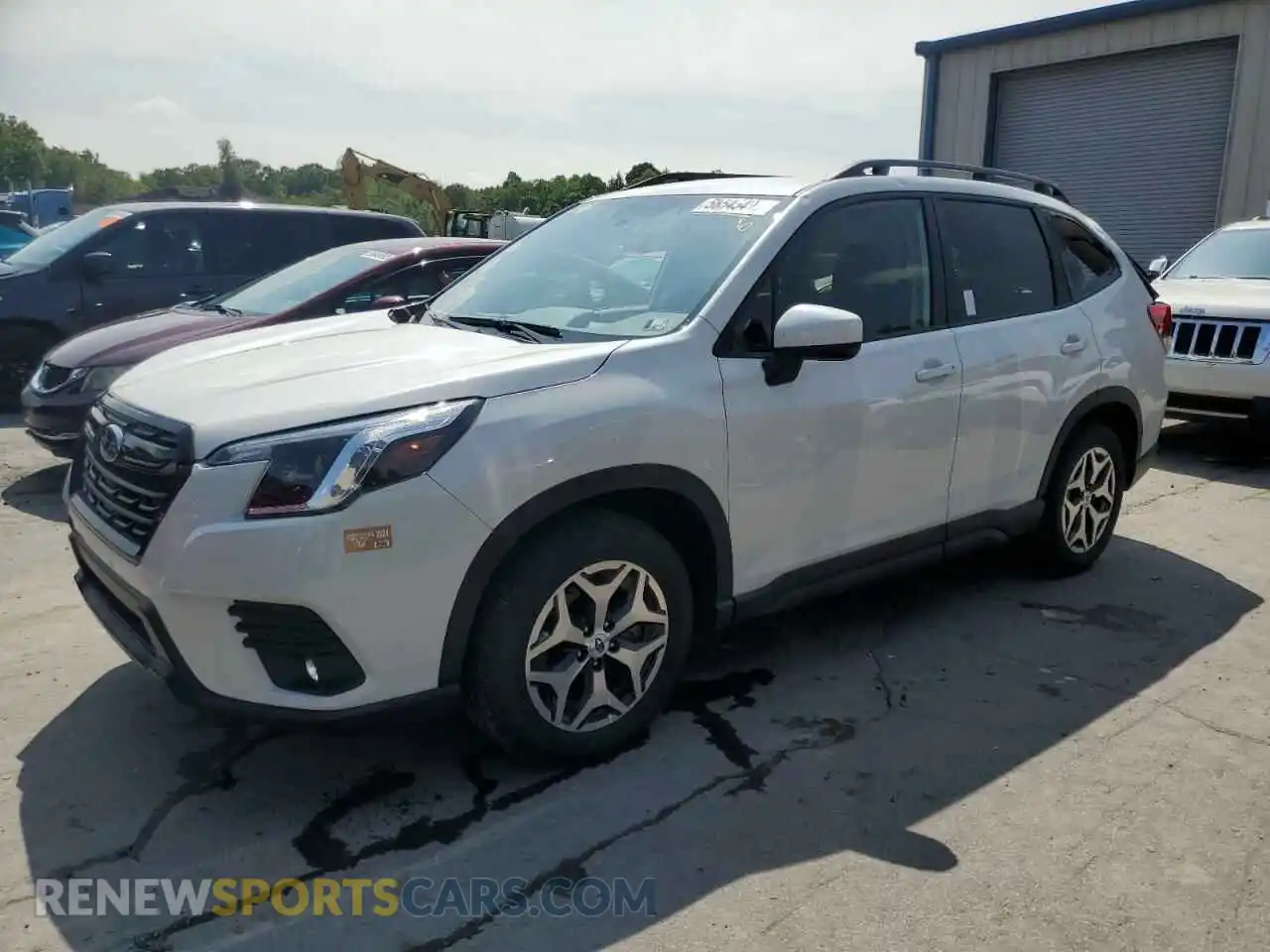 1 Photograph of a damaged car JF2SKADCXRH509347 SUBARU FORESTER 2024