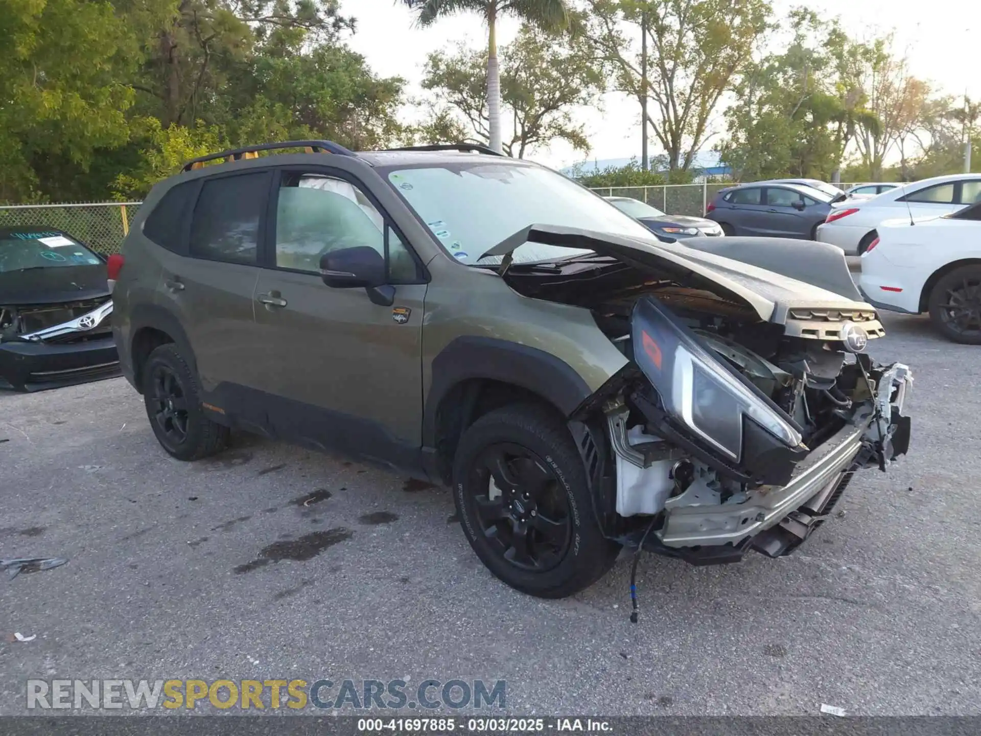 1 fotografías del automóvil dañado JF2SKAJC8RH525194 SUBARU FORESTER 2024